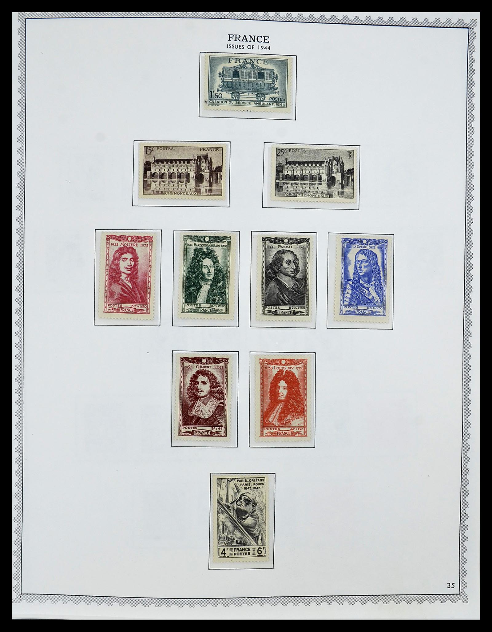 34255 045 - Postzegelverzameling 34255 Frankrijk 1849-2008.