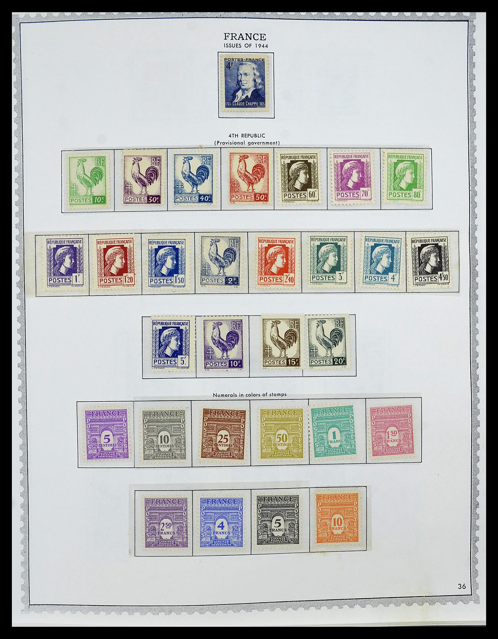 34255 046 - Postzegelverzameling 34255 Frankrijk 1849-2008.