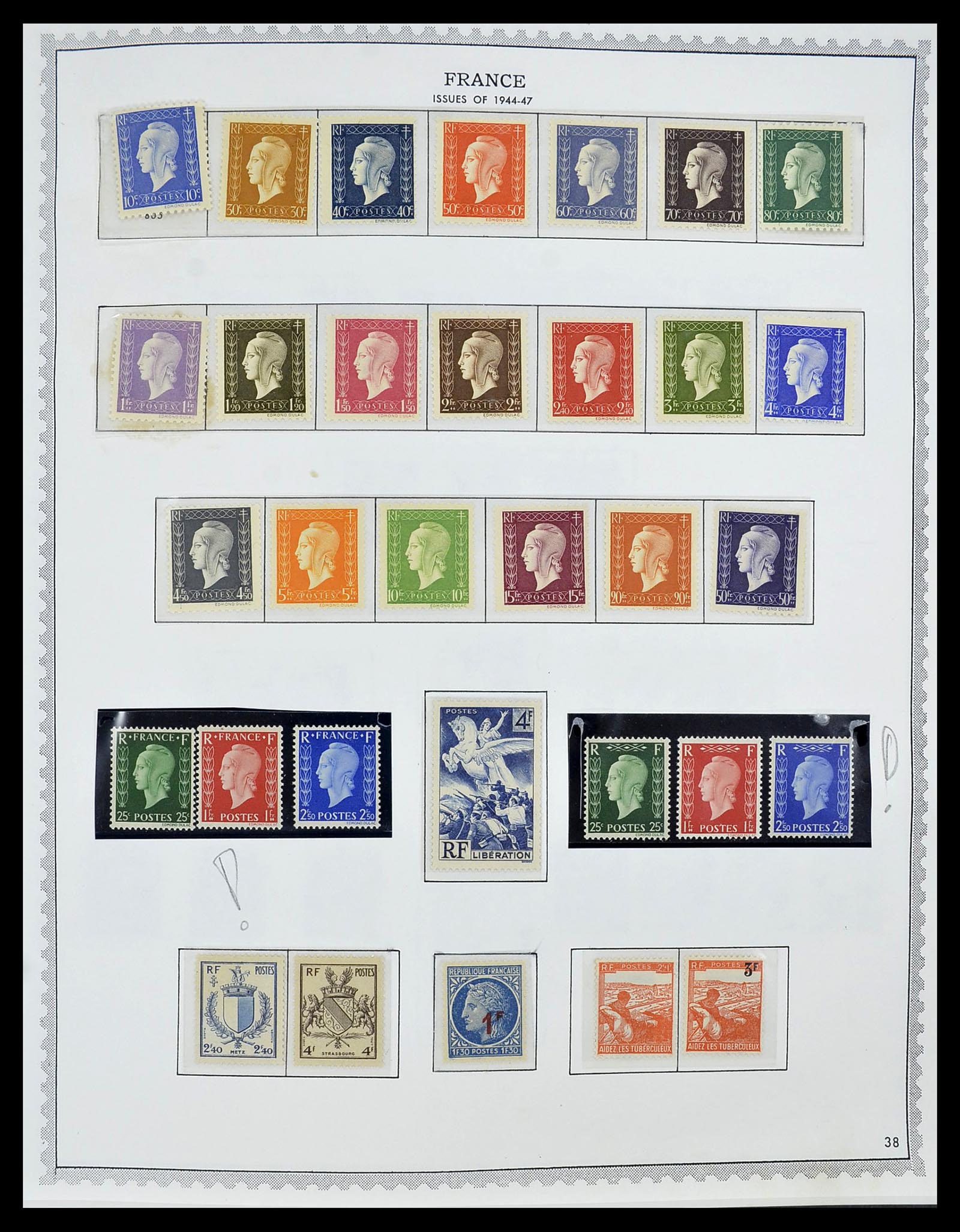 34255 048 - Stamp collection 34255 France 1849-2008.