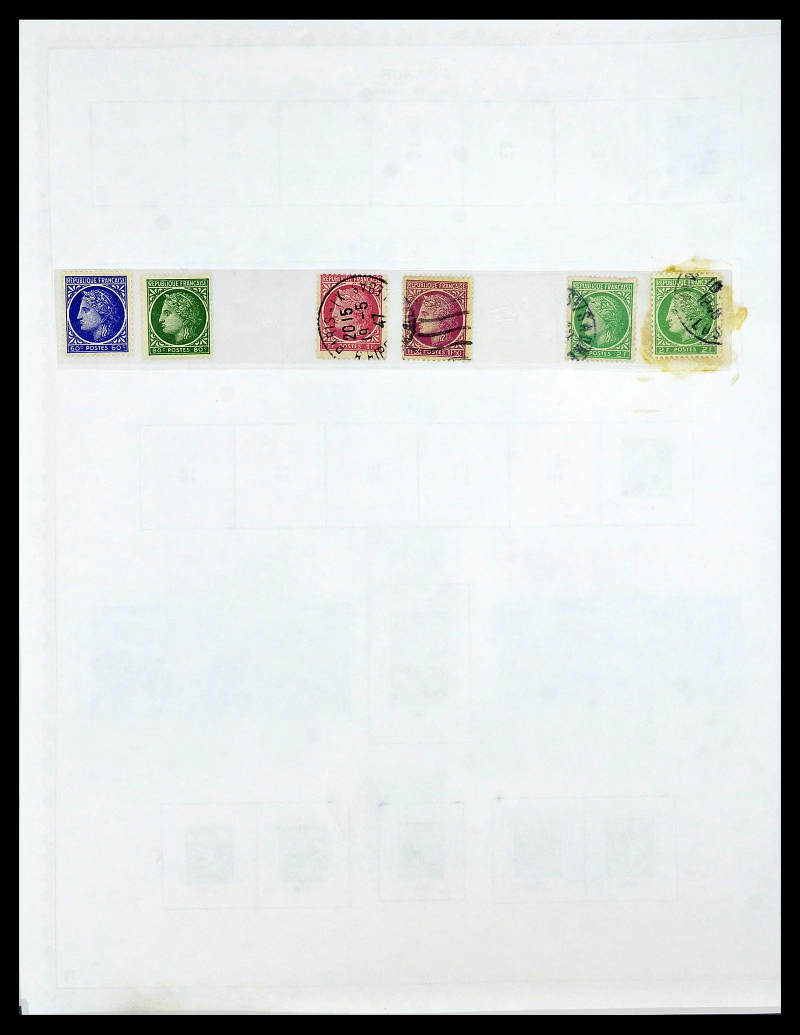 34255 049 - Postzegelverzameling 34255 Frankrijk 1849-2008.