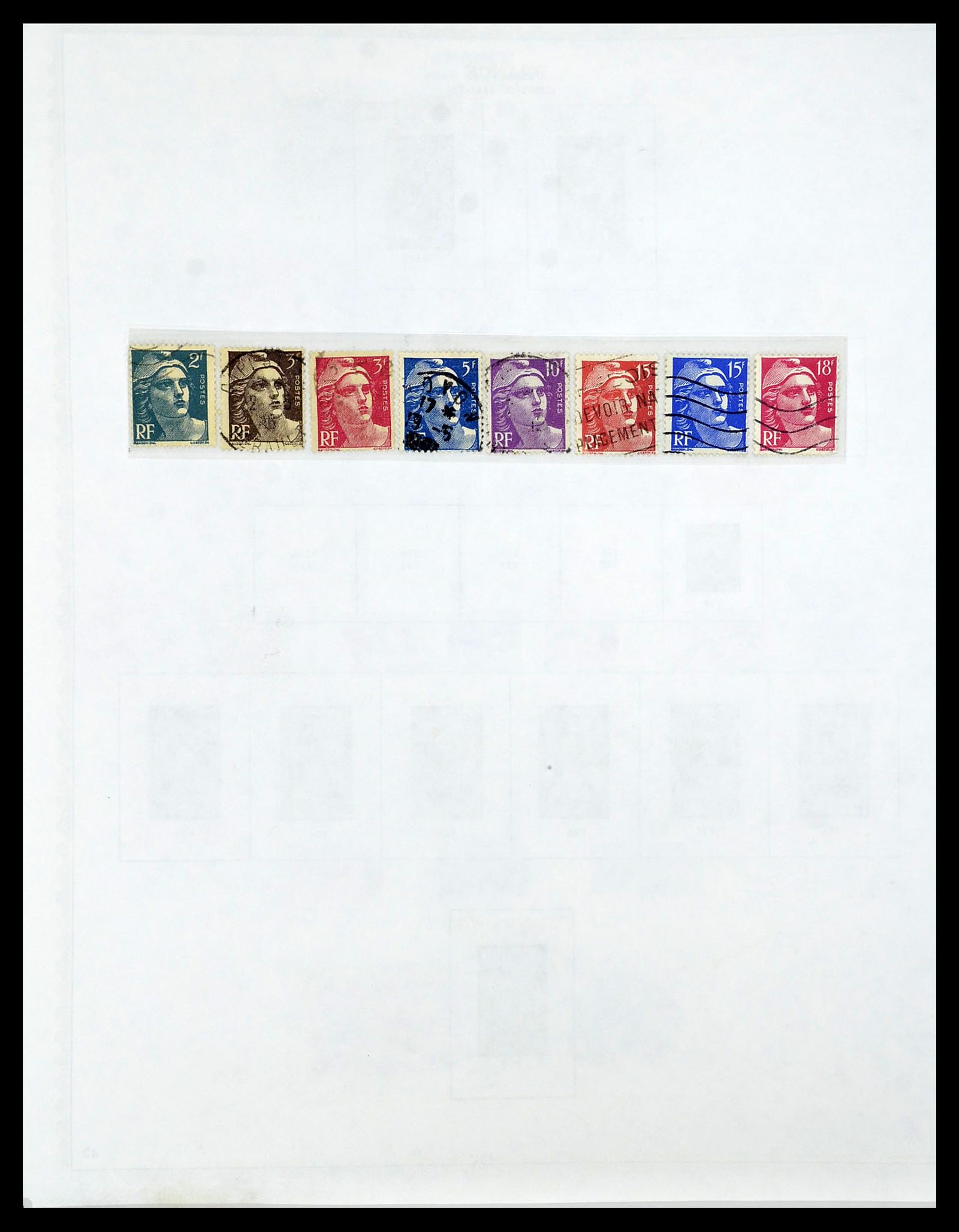 34255 056 - Postzegelverzameling 34255 Frankrijk 1849-2008.