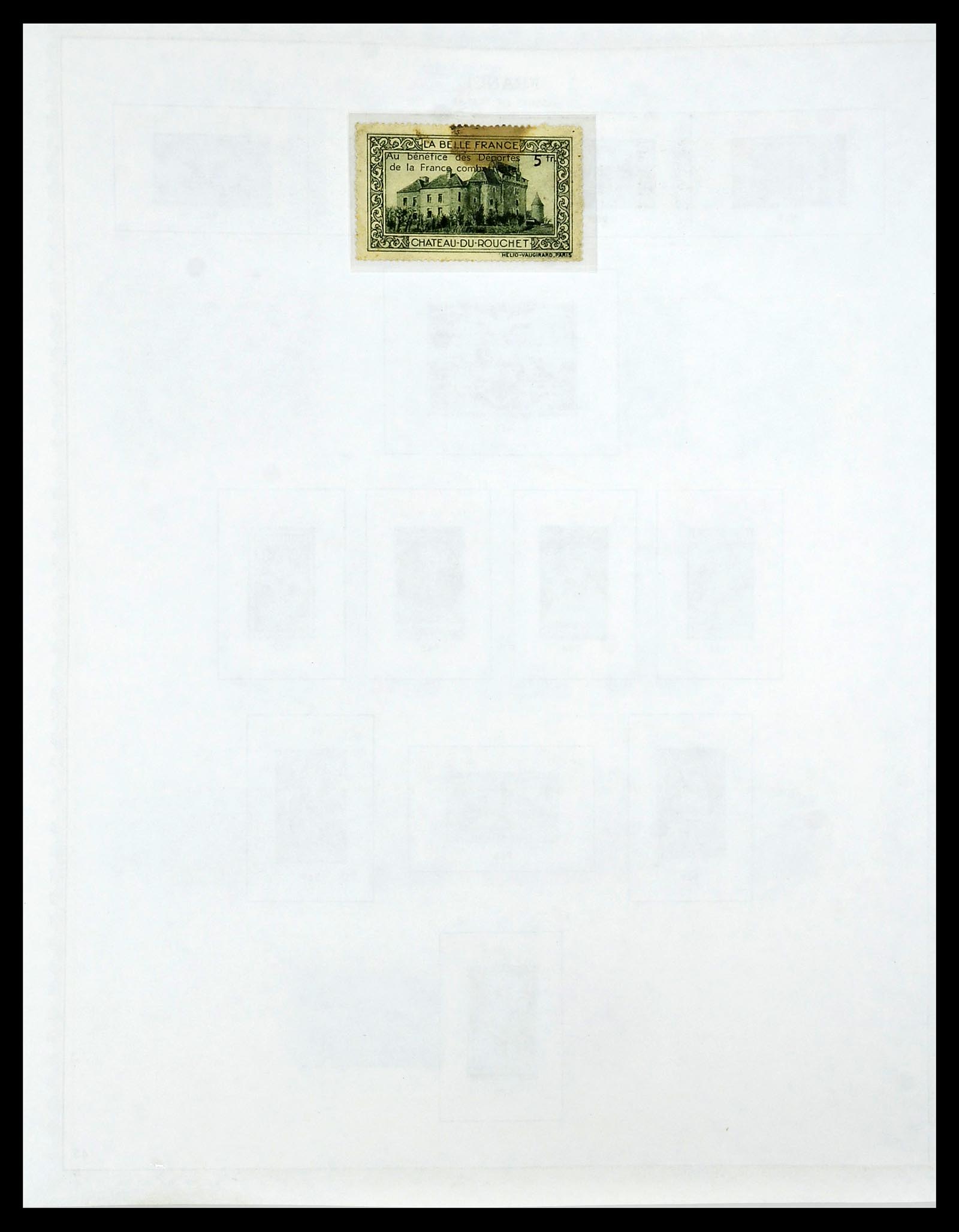 34255 058 - Postzegelverzameling 34255 Frankrijk 1849-2008.