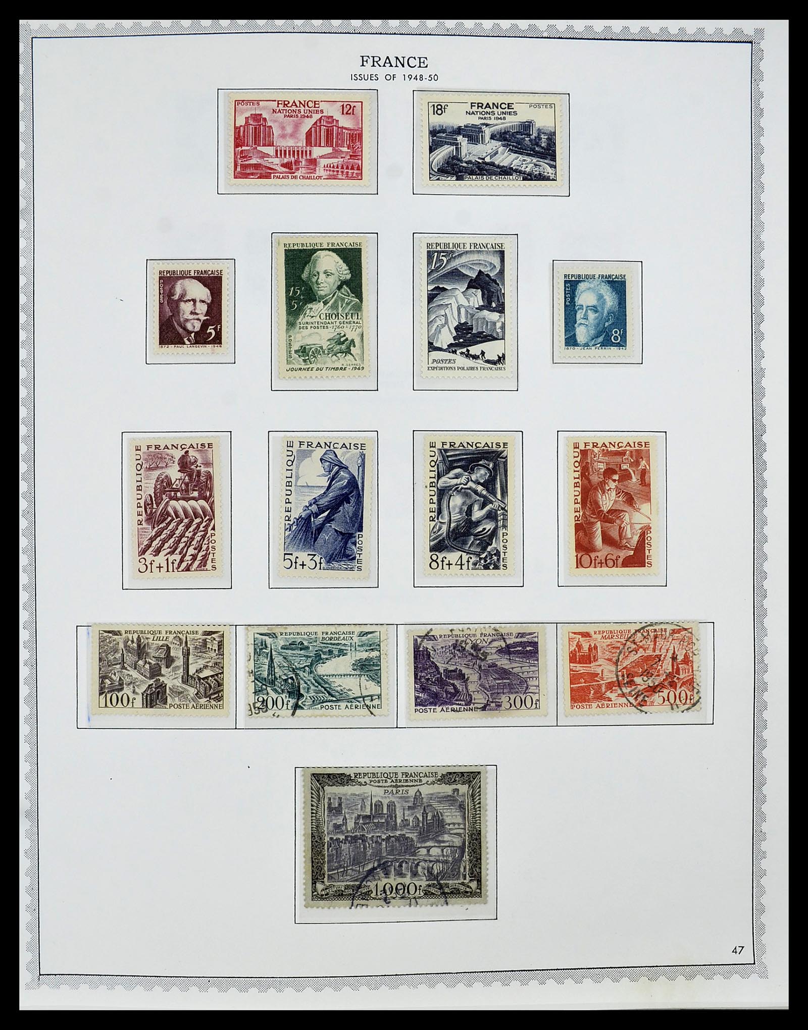 34255 060 - Postzegelverzameling 34255 Frankrijk 1849-2008.