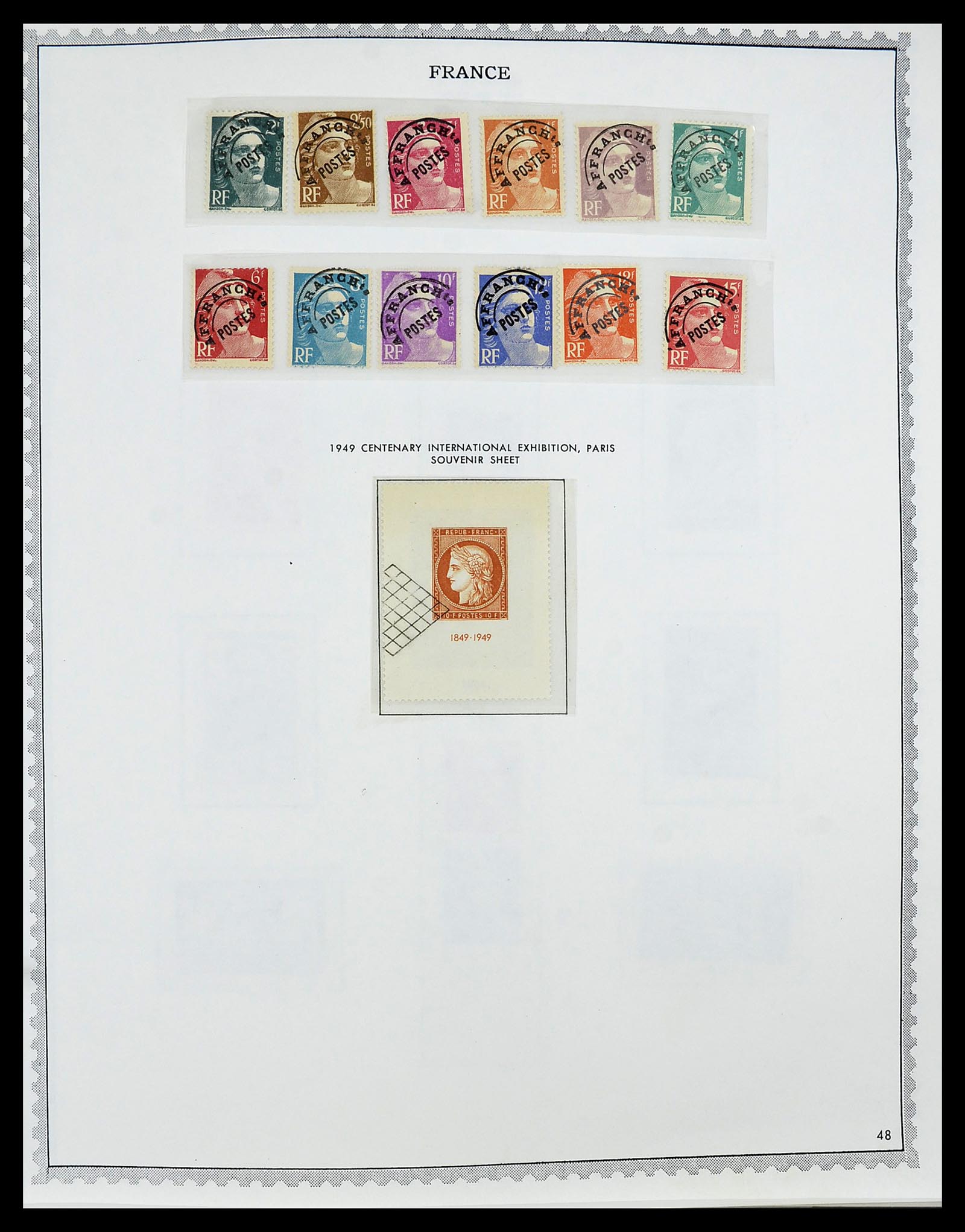 34255 061 - Postzegelverzameling 34255 Frankrijk 1849-2008.
