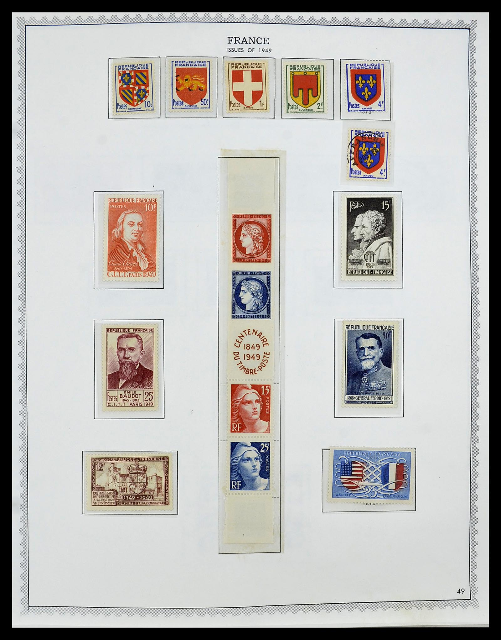 34255 062 - Postzegelverzameling 34255 Frankrijk 1849-2008.