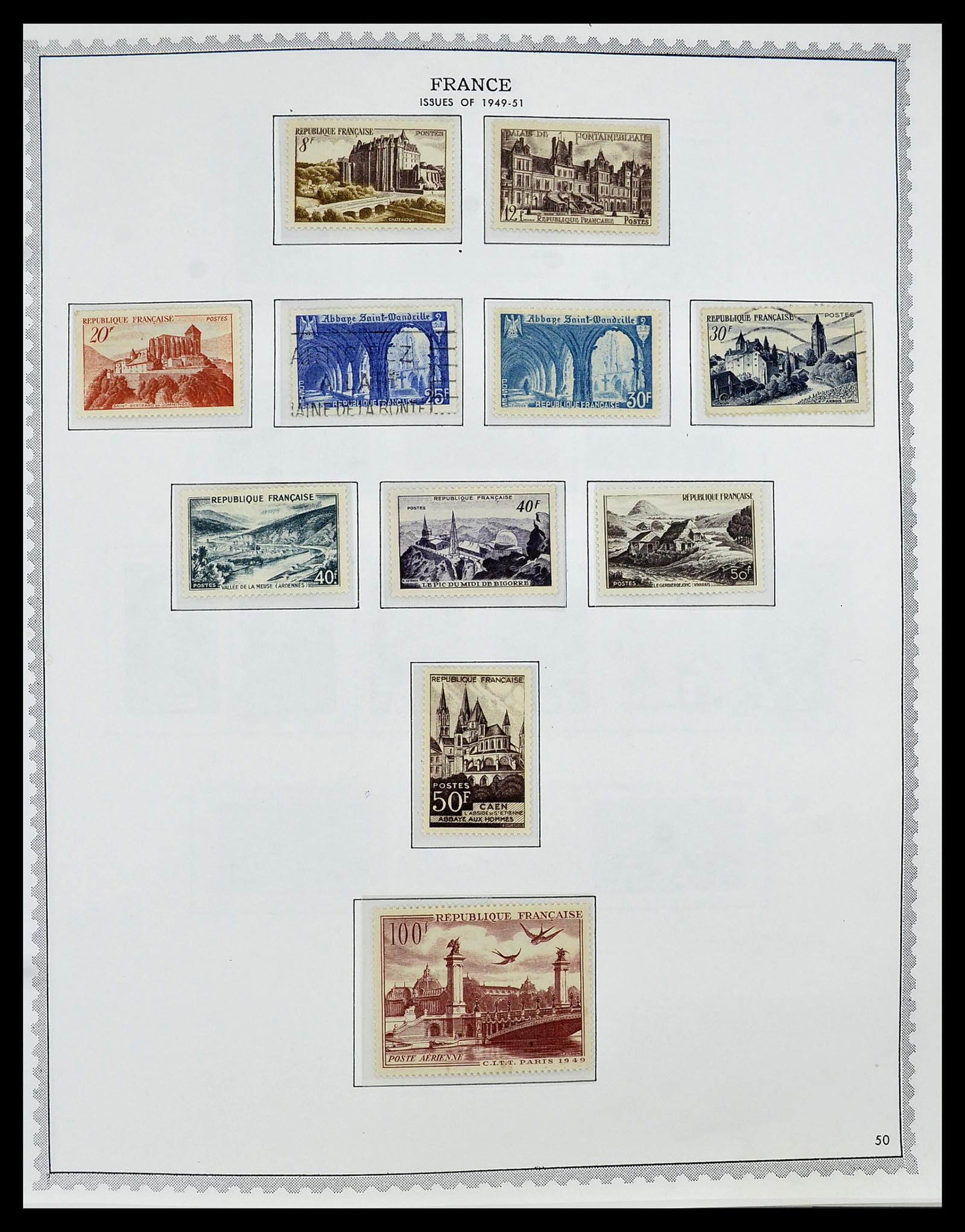 34255 063 - Postzegelverzameling 34255 Frankrijk 1849-2008.