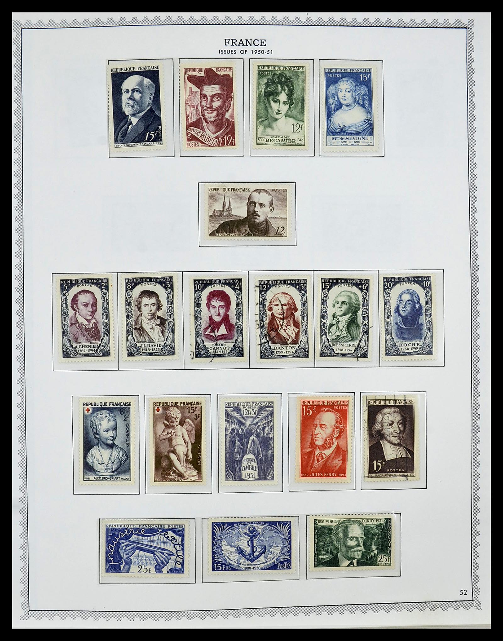 34255 065 - Postzegelverzameling 34255 Frankrijk 1849-2008.
