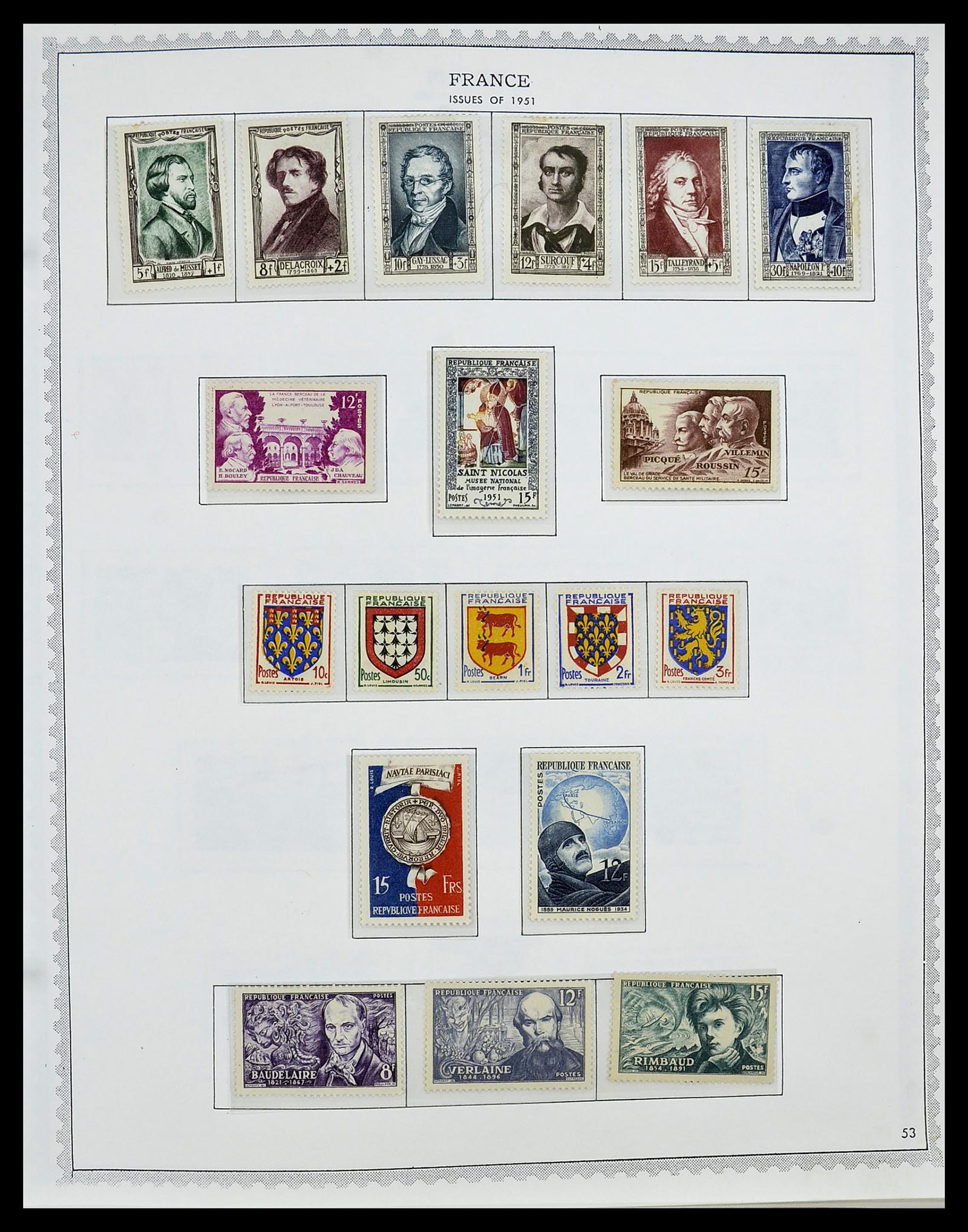 34255 066 - Postzegelverzameling 34255 Frankrijk 1849-2008.