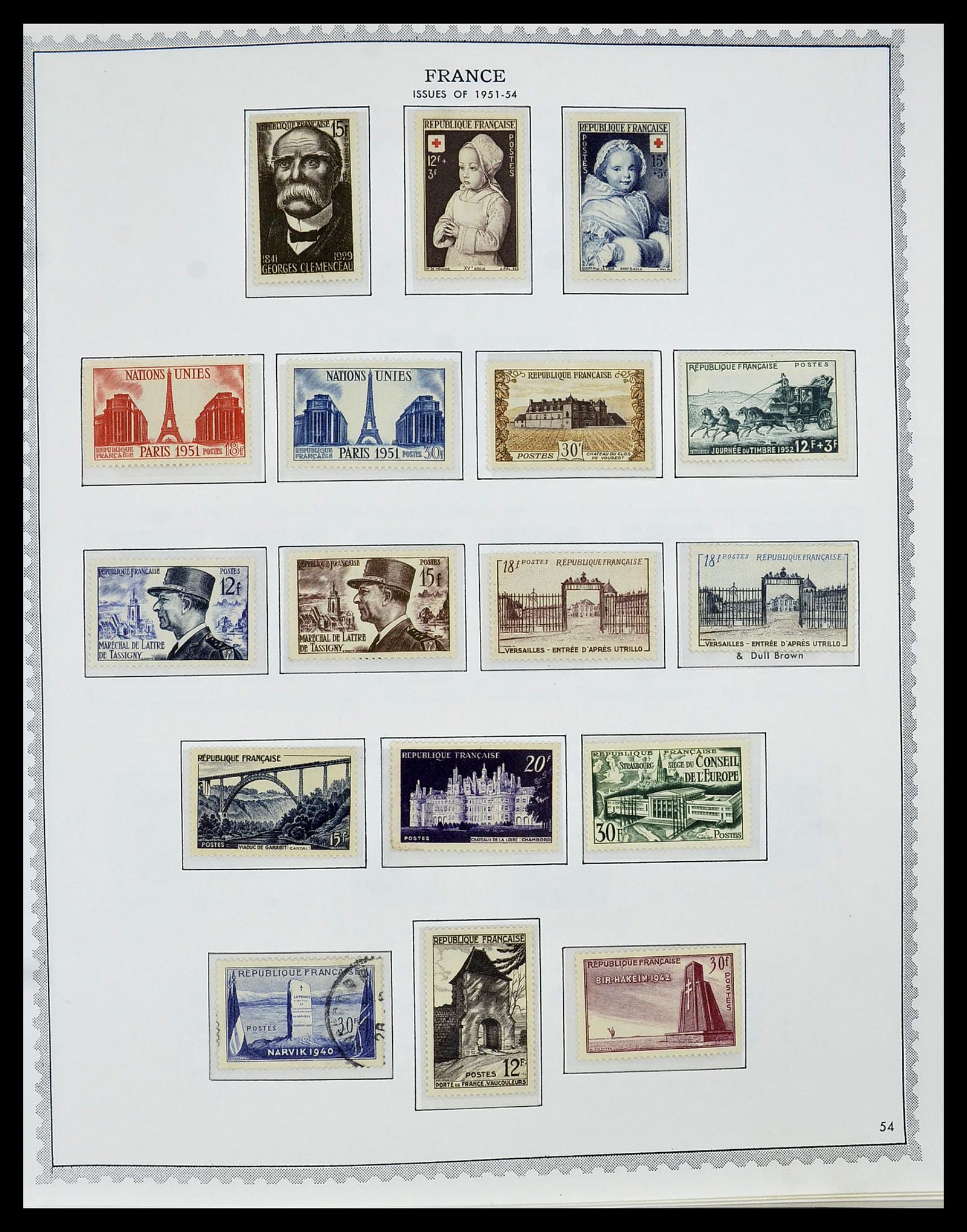 34255 067 - Postzegelverzameling 34255 Frankrijk 1849-2008.