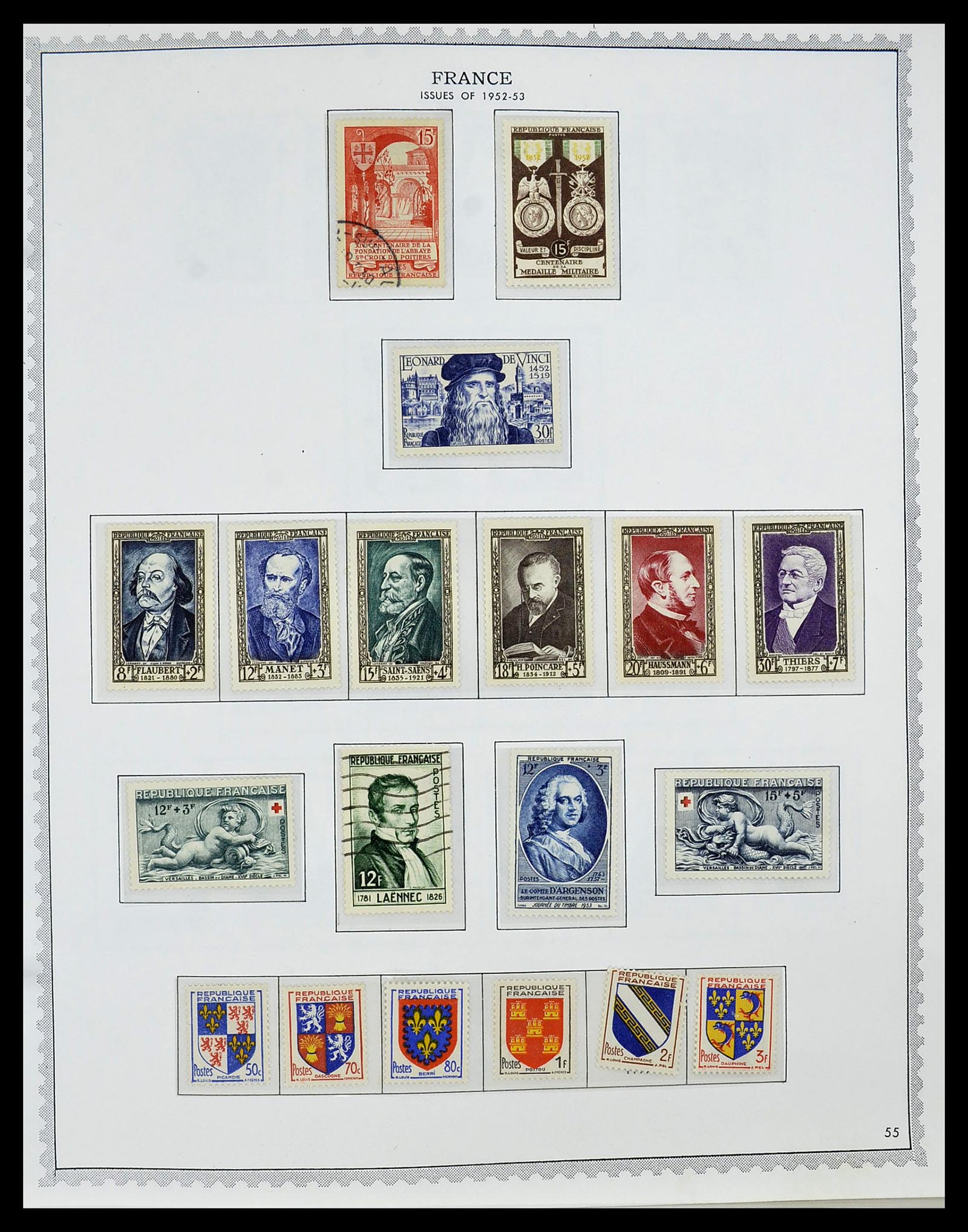 34255 068 - Postzegelverzameling 34255 Frankrijk 1849-2008.