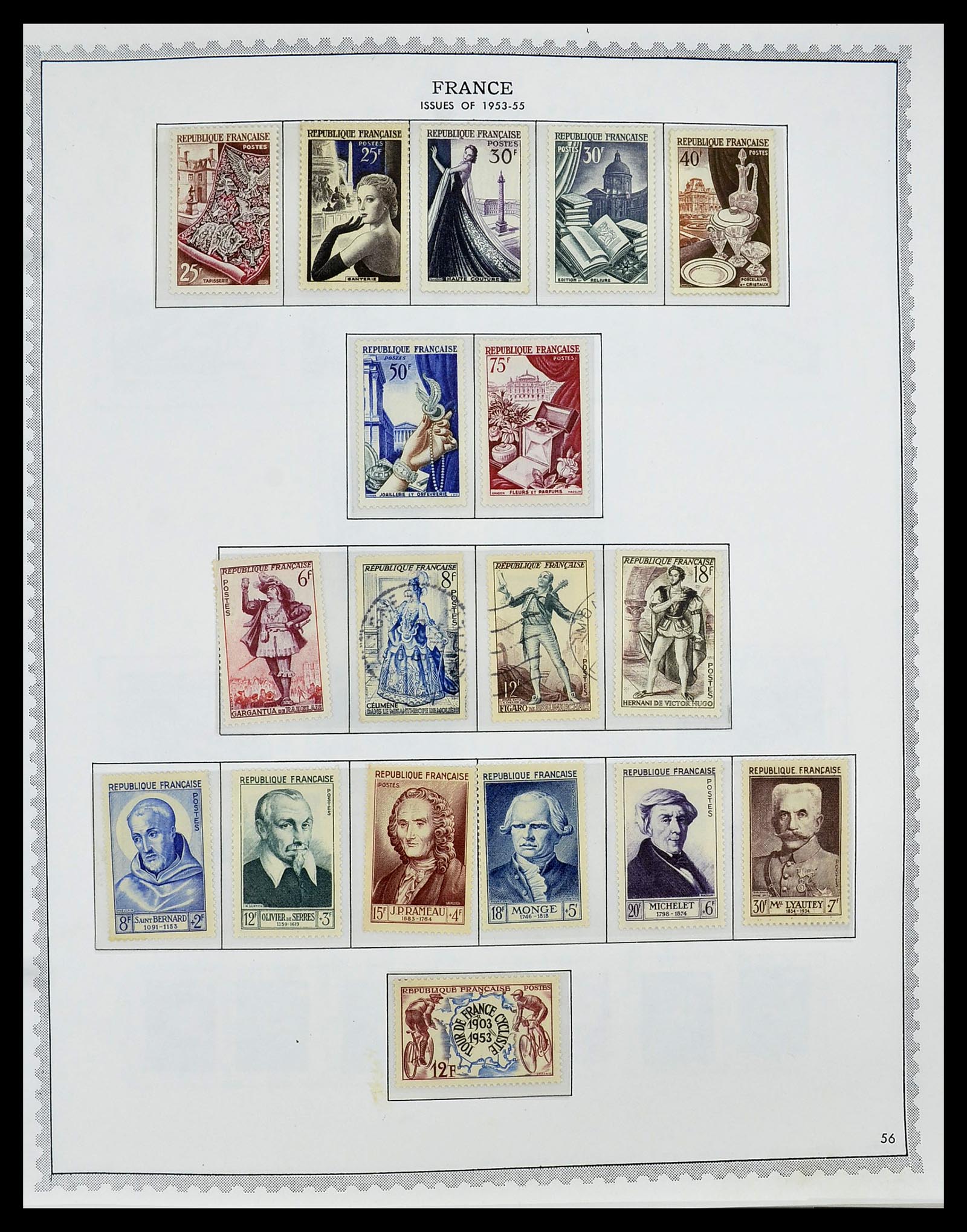 34255 069 - Postzegelverzameling 34255 Frankrijk 1849-2008.