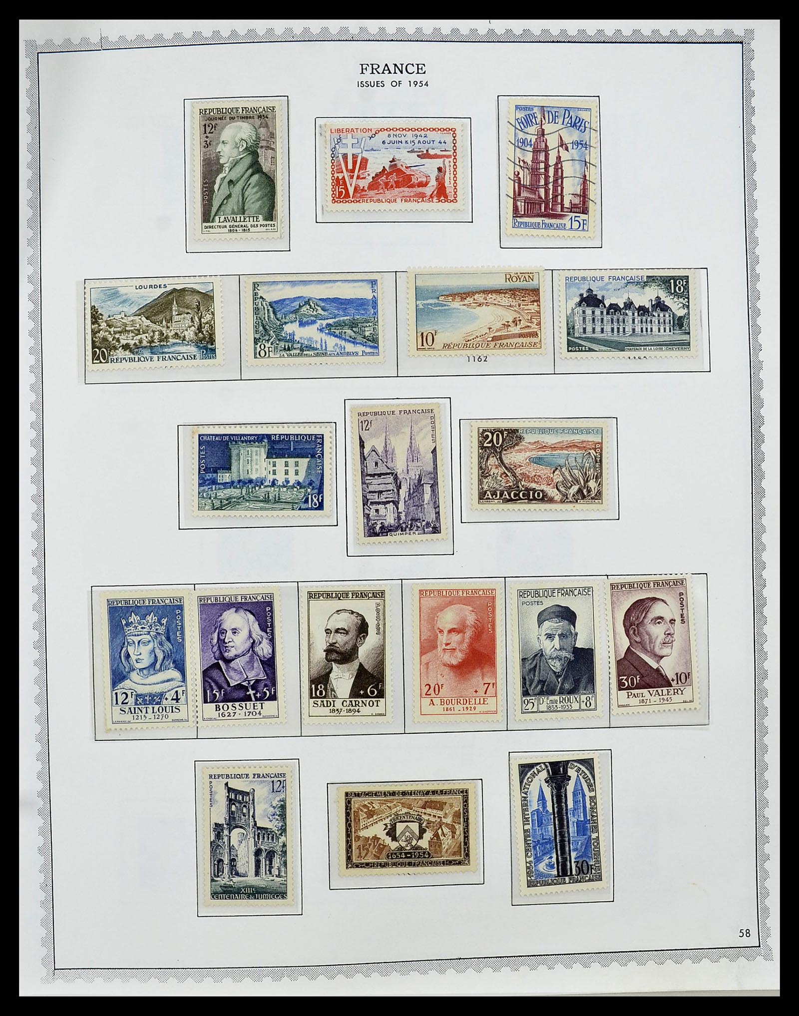 34255 071 - Postzegelverzameling 34255 Frankrijk 1849-2008.