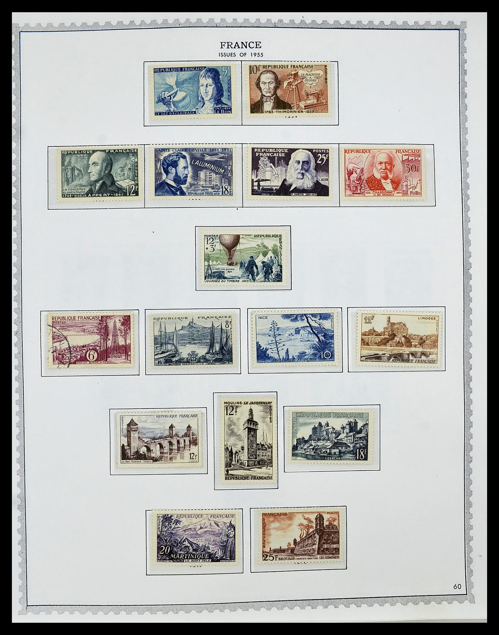 34255 073 - Postzegelverzameling 34255 Frankrijk 1849-2008.
