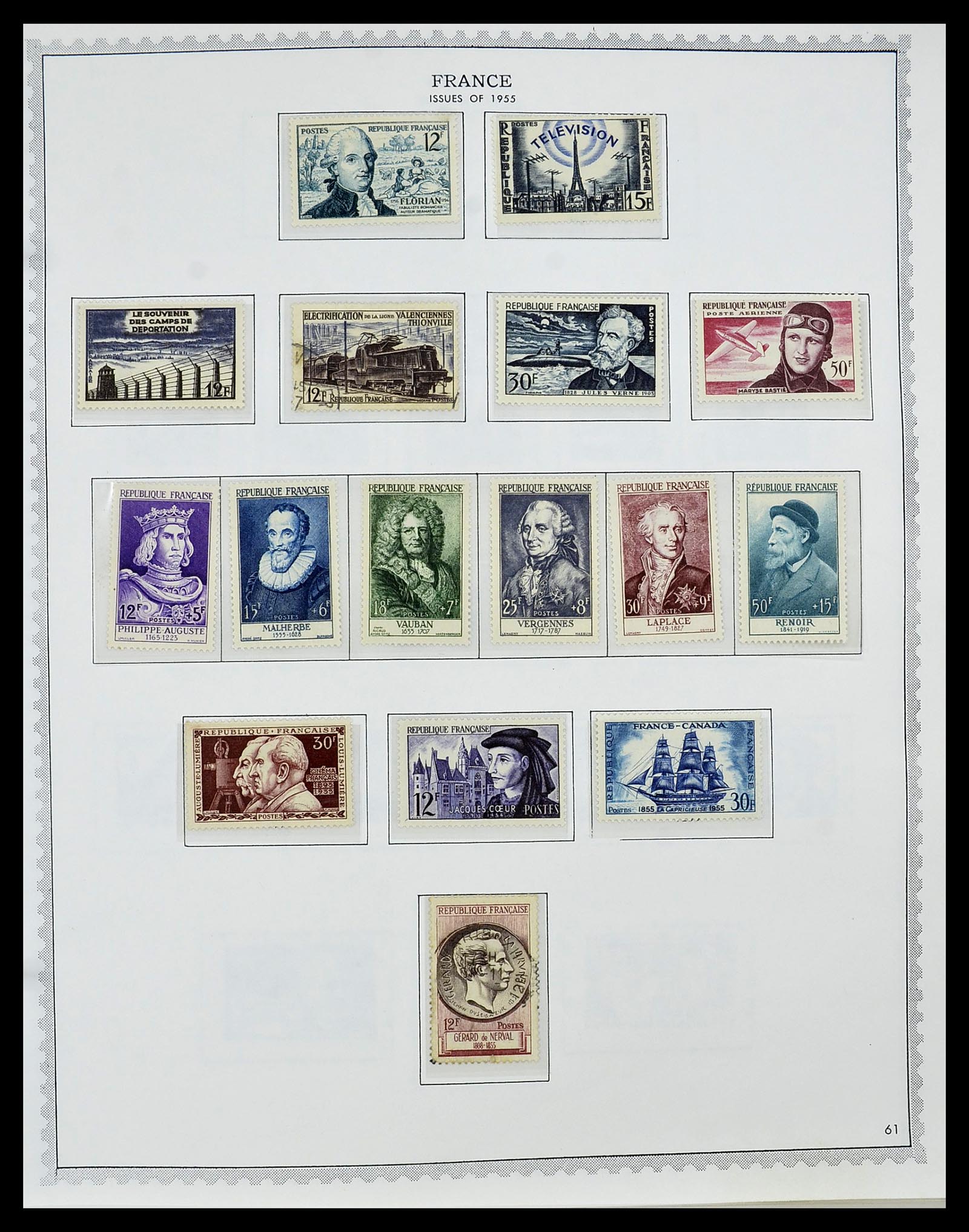 34255 074 - Postzegelverzameling 34255 Frankrijk 1849-2008.