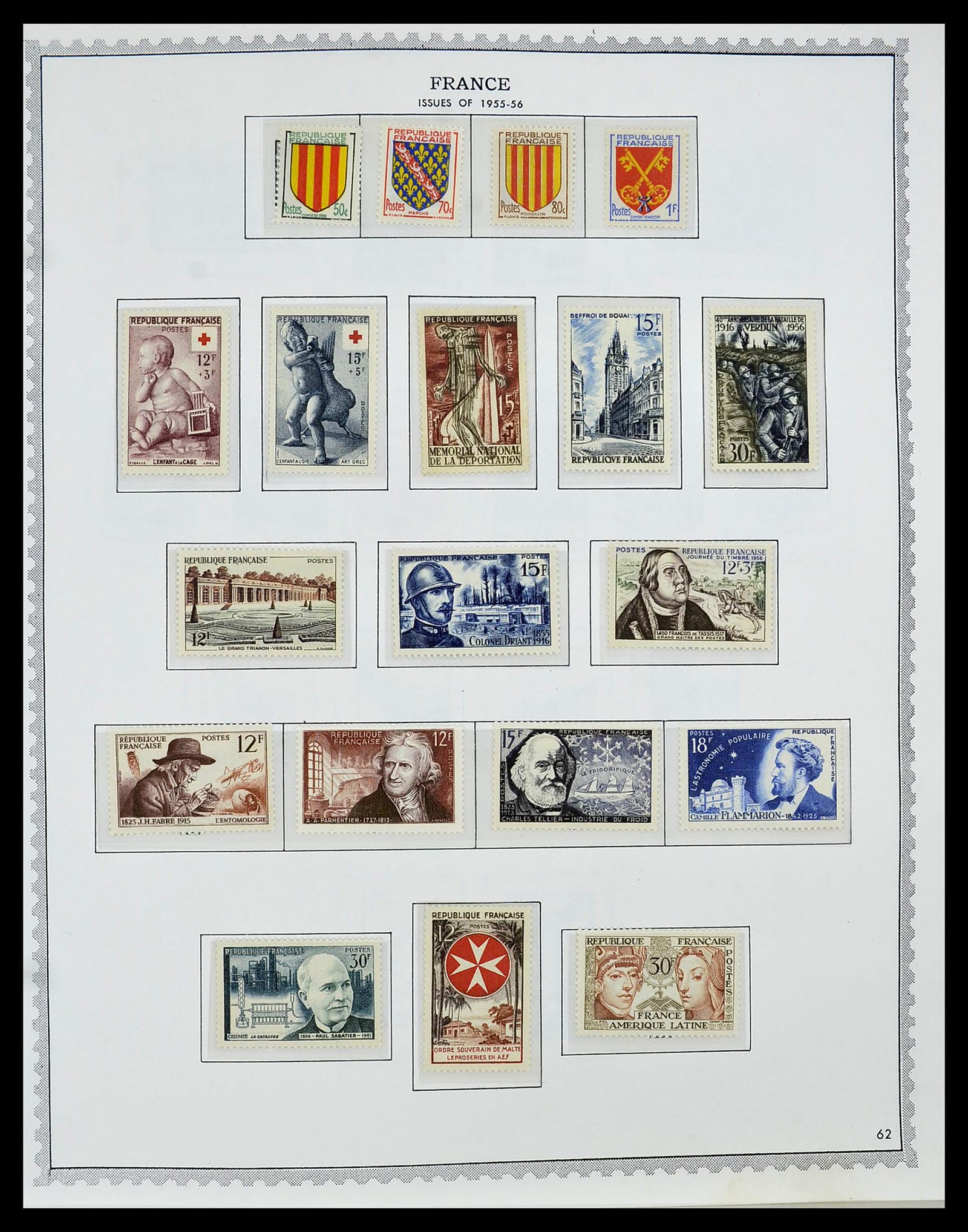 34255 075 - Postzegelverzameling 34255 Frankrijk 1849-2008.