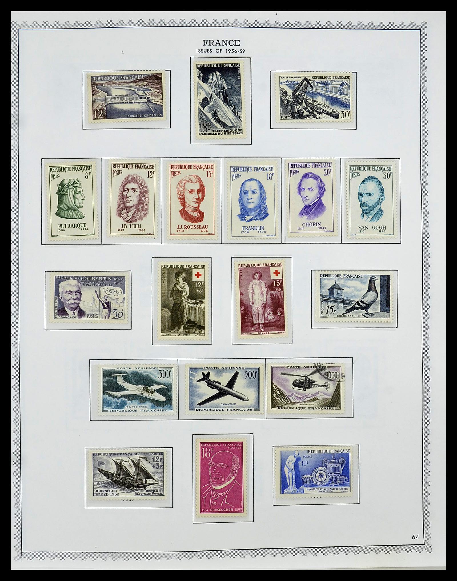 34255 077 - Postzegelverzameling 34255 Frankrijk 1849-2008.