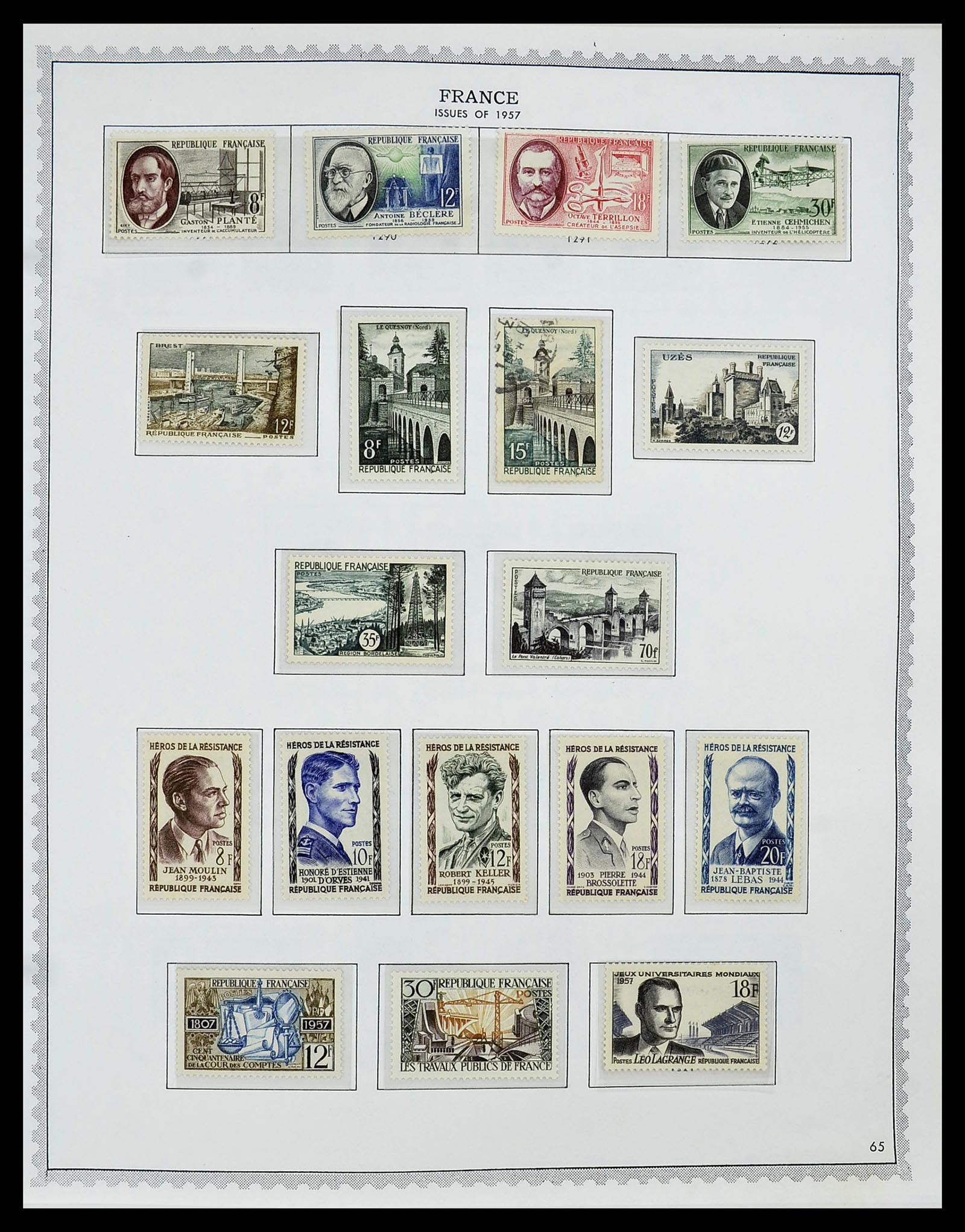 34255 078 - Postzegelverzameling 34255 Frankrijk 1849-2008.