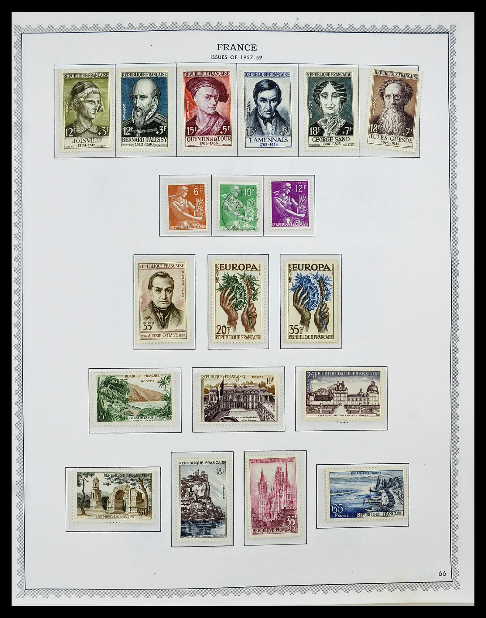 34255 079 - Postzegelverzameling 34255 Frankrijk 1849-2008.