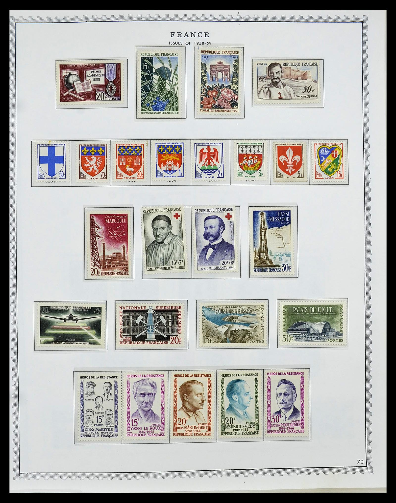 34255 083 - Postzegelverzameling 34255 Frankrijk 1849-2008.