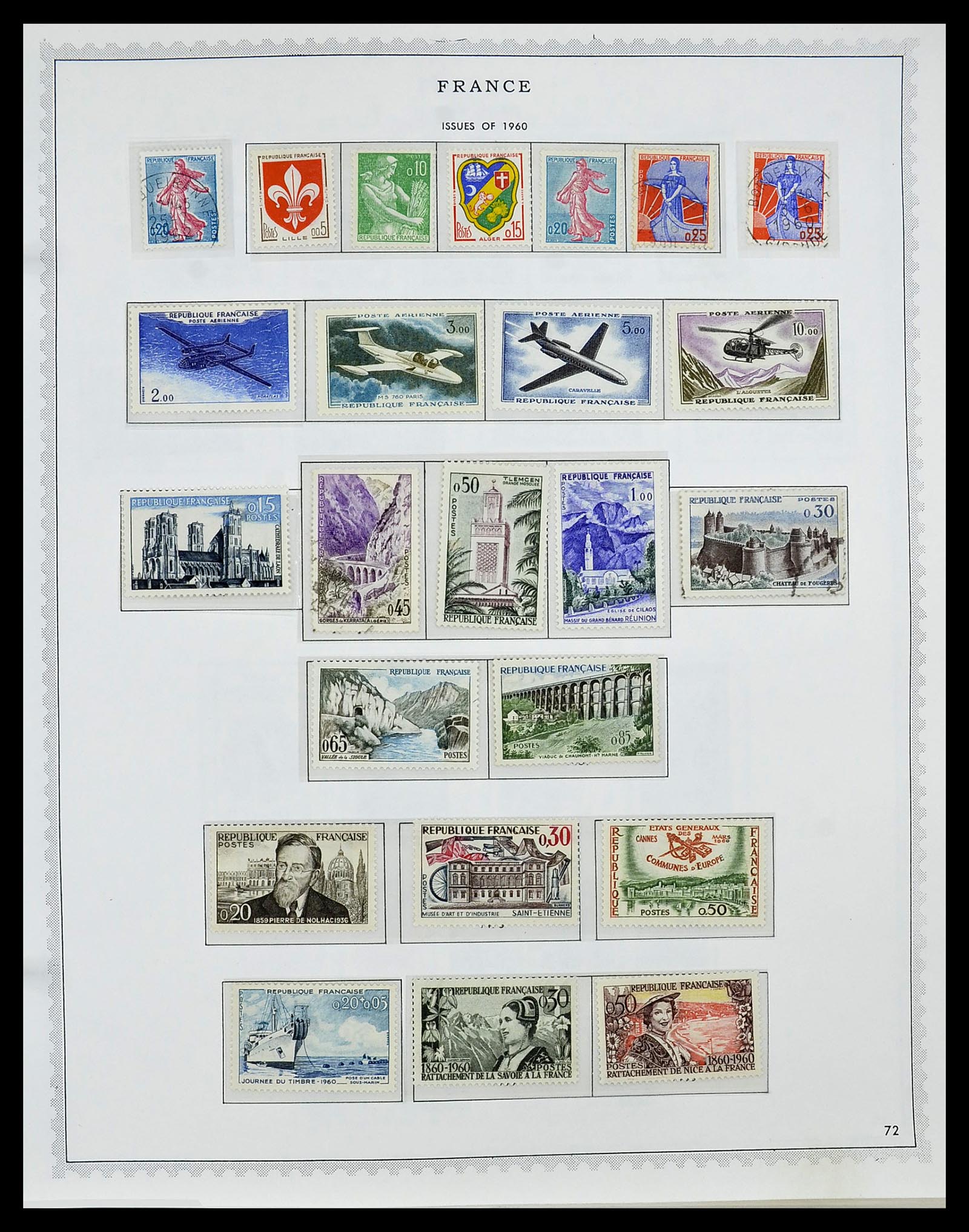 34255 085 - Postzegelverzameling 34255 Frankrijk 1849-2008.
