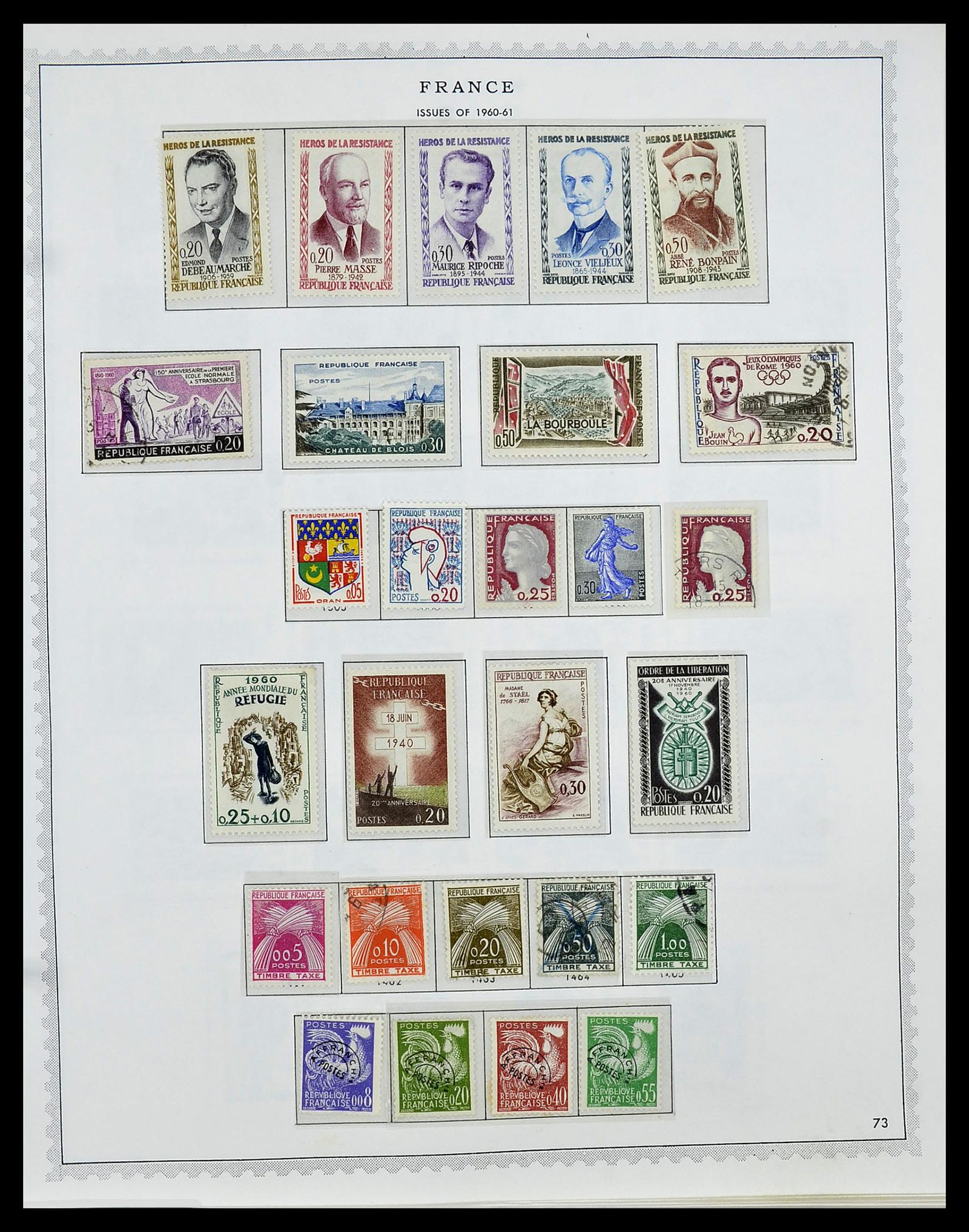 34255 086 - Postzegelverzameling 34255 Frankrijk 1849-2008.
