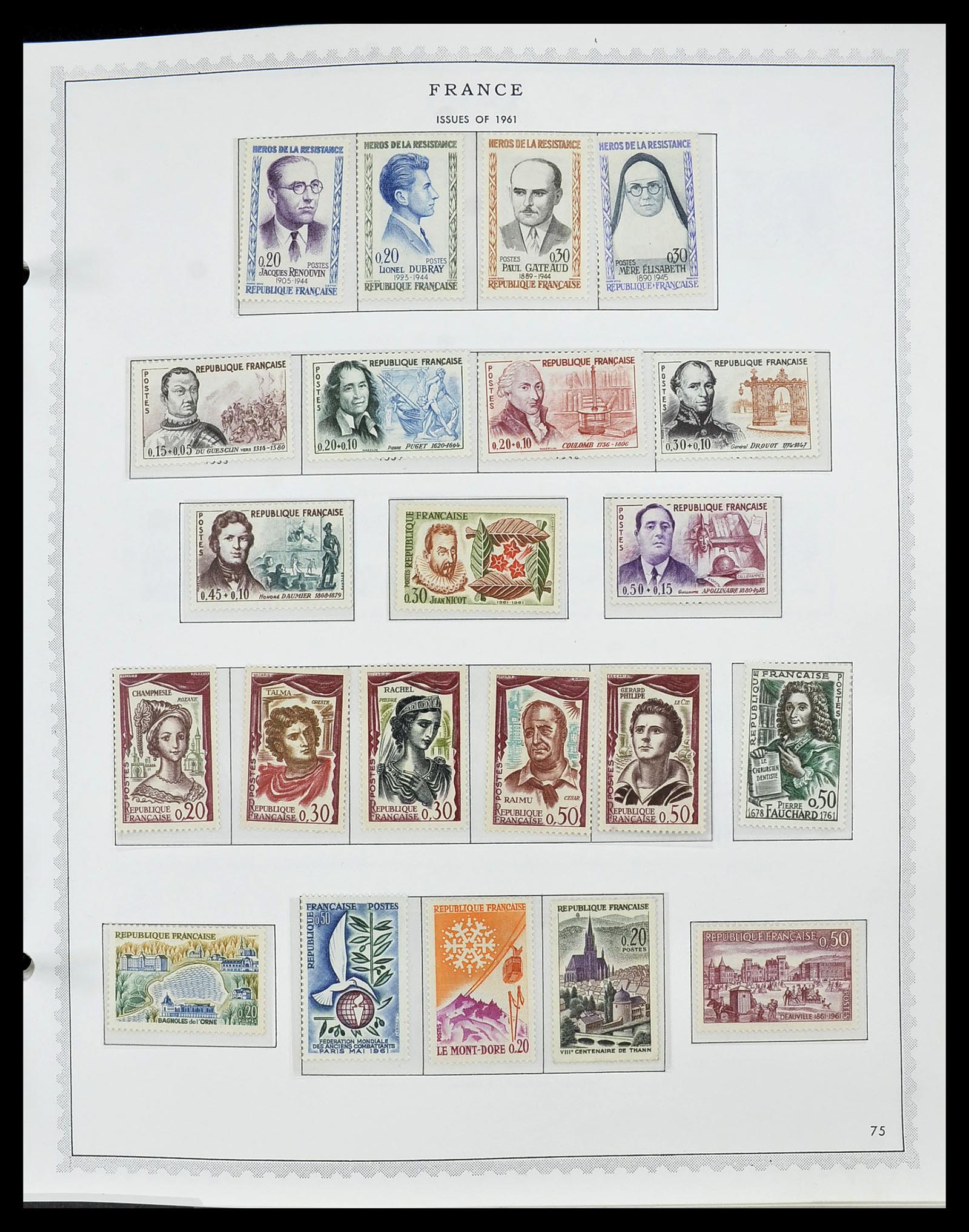 34255 088 - Postzegelverzameling 34255 Frankrijk 1849-2008.