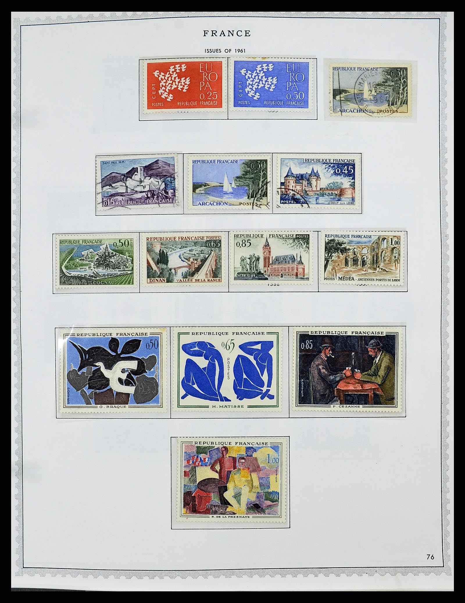 34255 089 - Postzegelverzameling 34255 Frankrijk 1849-2008.