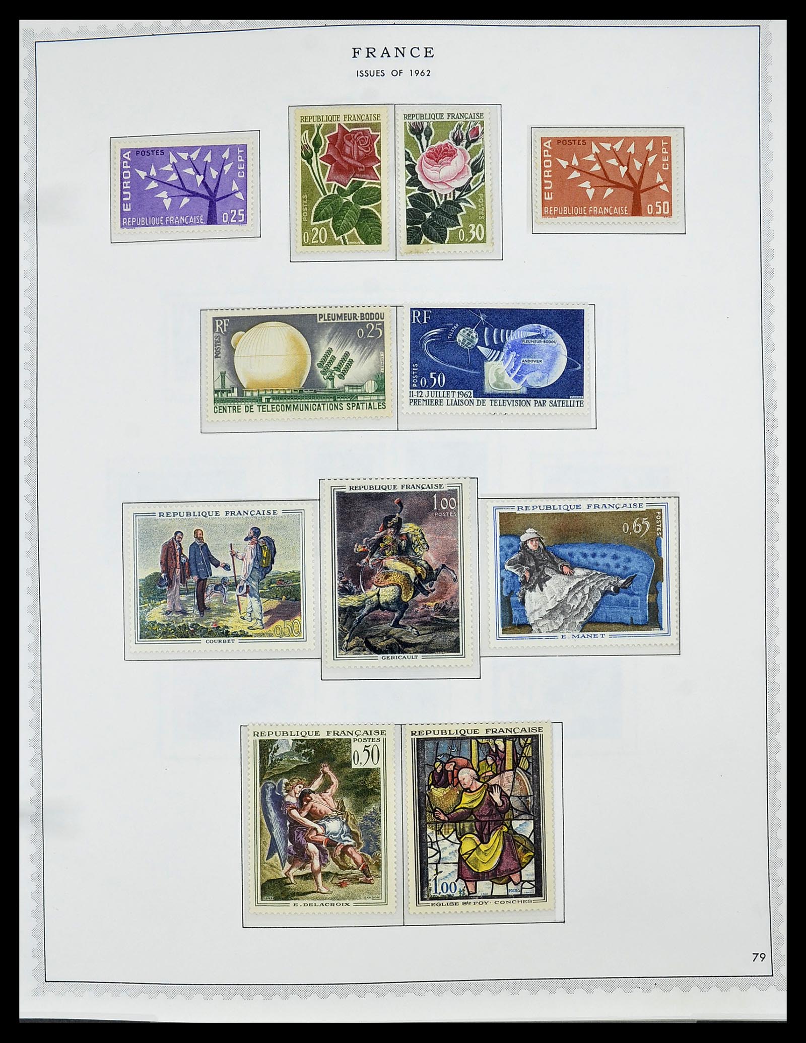 34255 092 - Postzegelverzameling 34255 Frankrijk 1849-2008.
