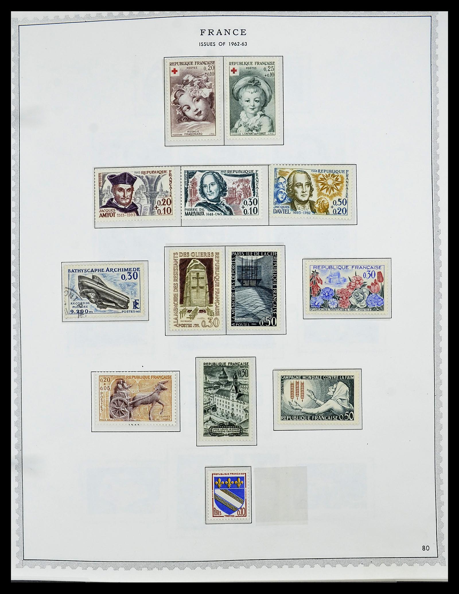 34255 093 - Postzegelverzameling 34255 Frankrijk 1849-2008.