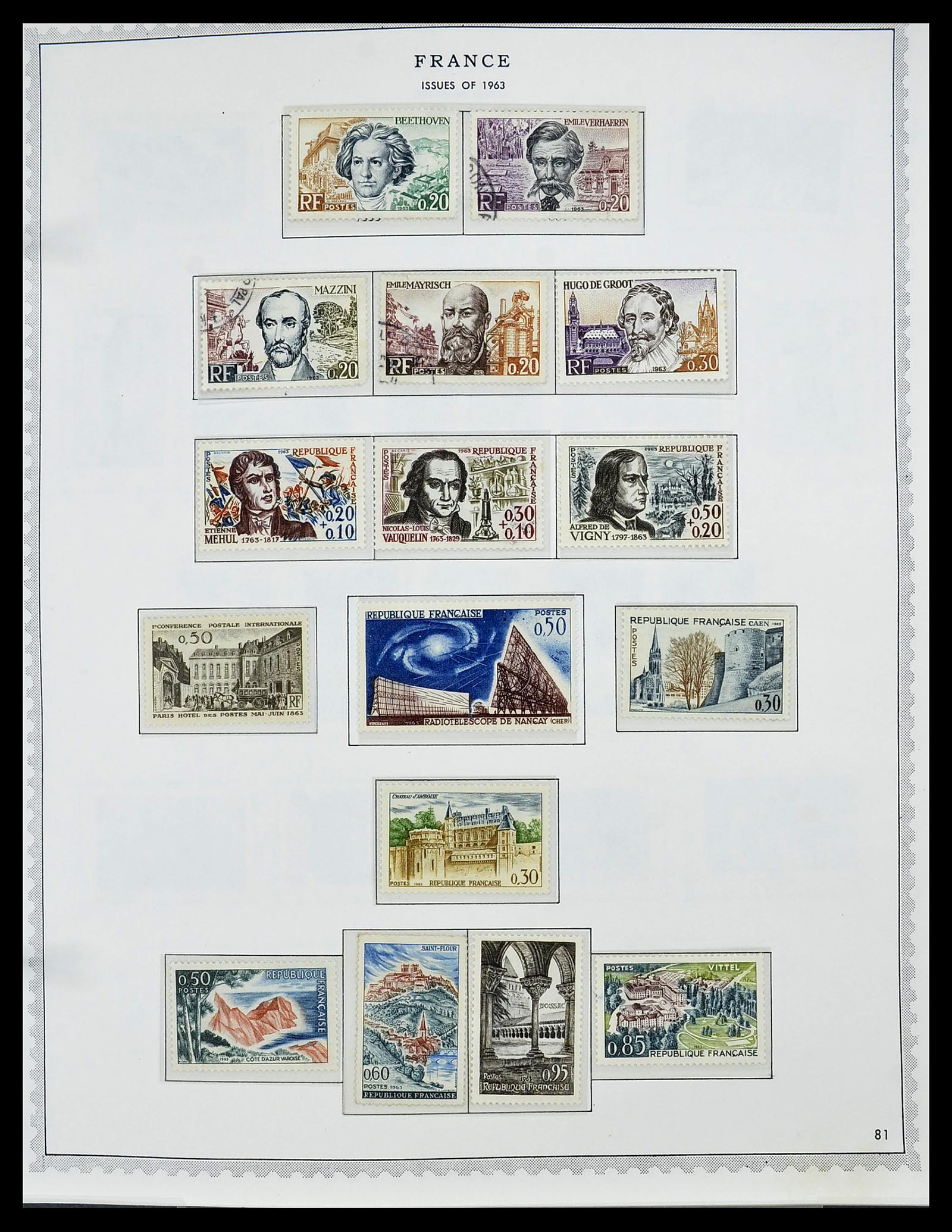 34255 094 - Postzegelverzameling 34255 Frankrijk 1849-2008.