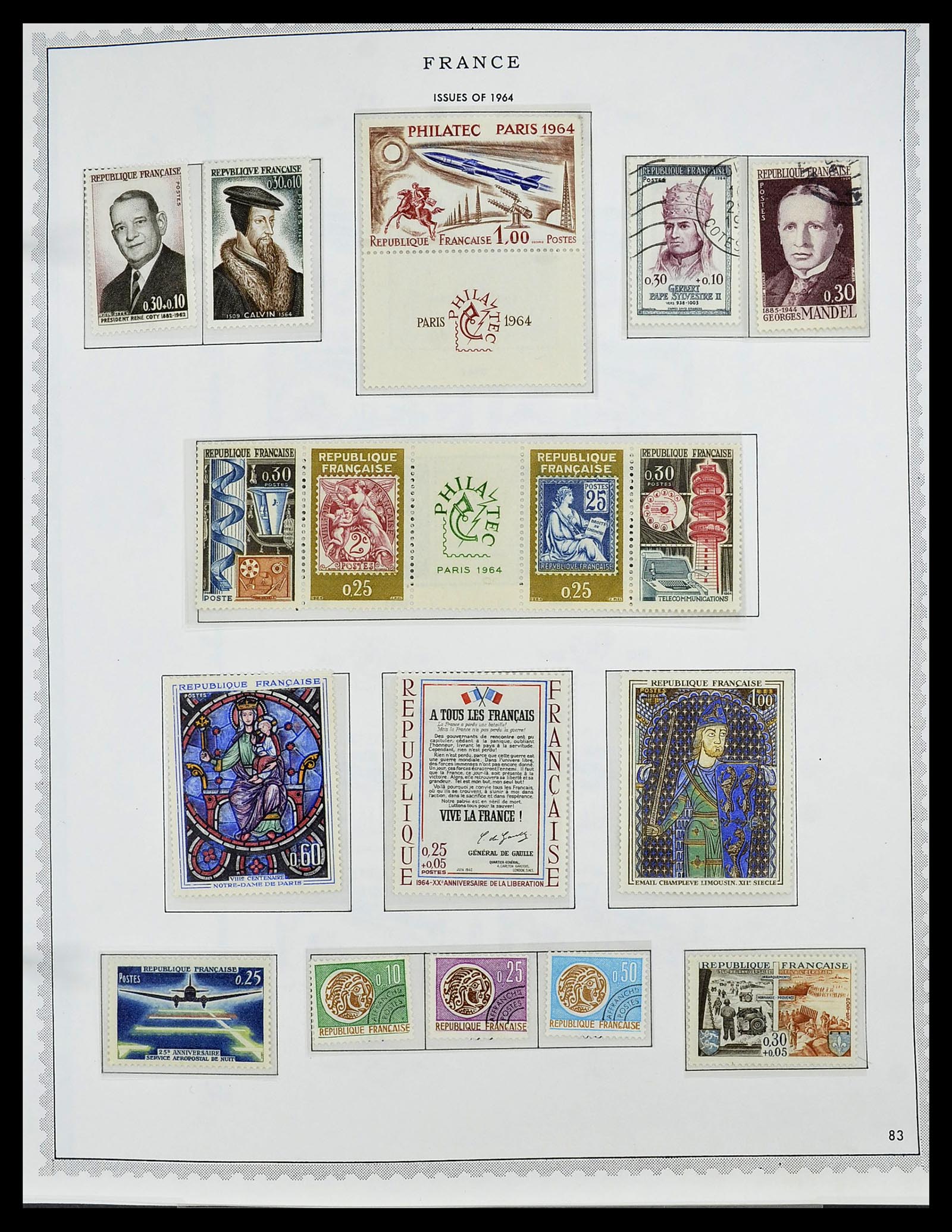 34255 096 - Postzegelverzameling 34255 Frankrijk 1849-2008.
