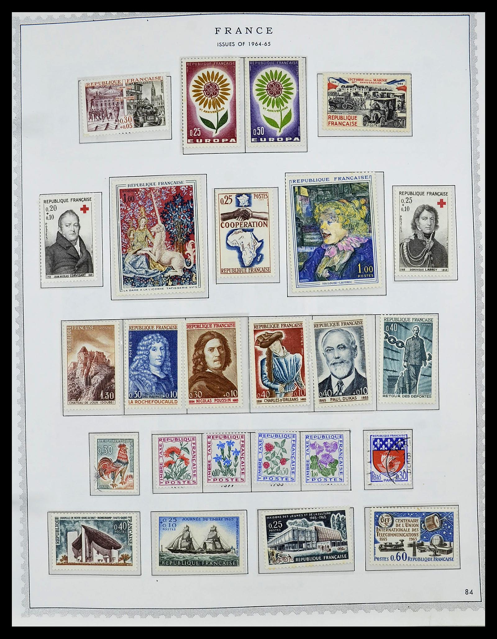 34255 098 - Postzegelverzameling 34255 Frankrijk 1849-2008.