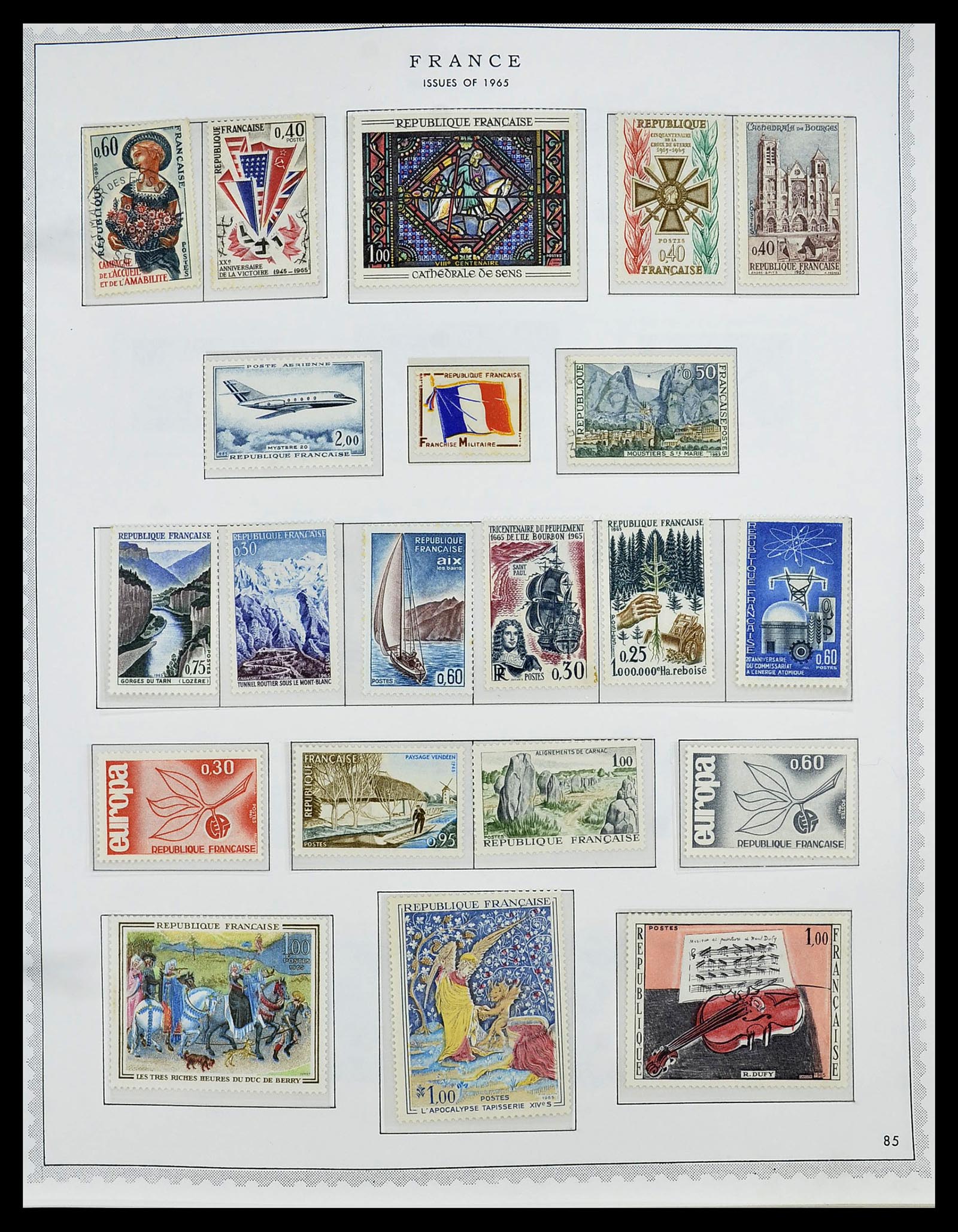 34255 099 - Postzegelverzameling 34255 Frankrijk 1849-2008.