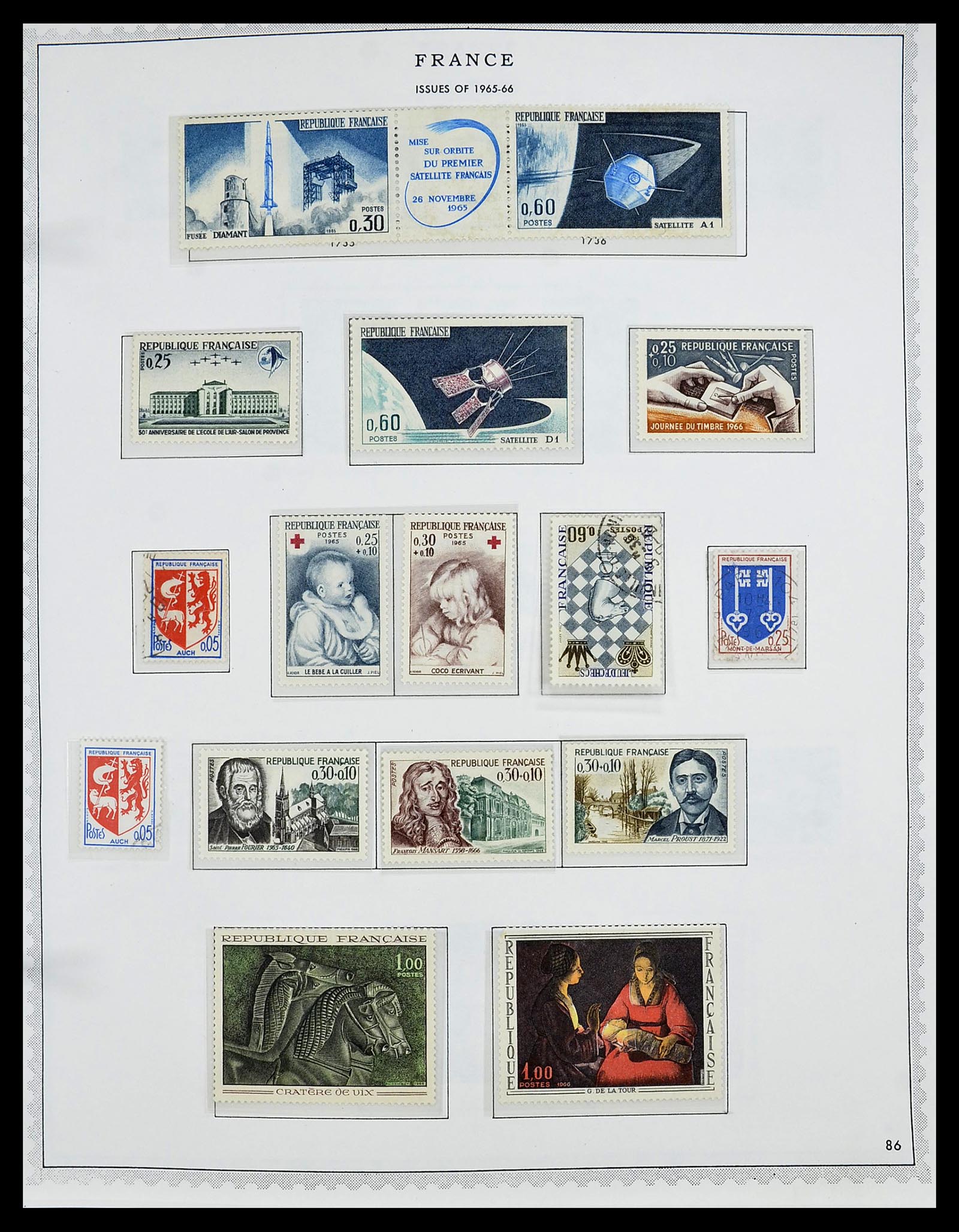 34255 100 - Postzegelverzameling 34255 Frankrijk 1849-2008.