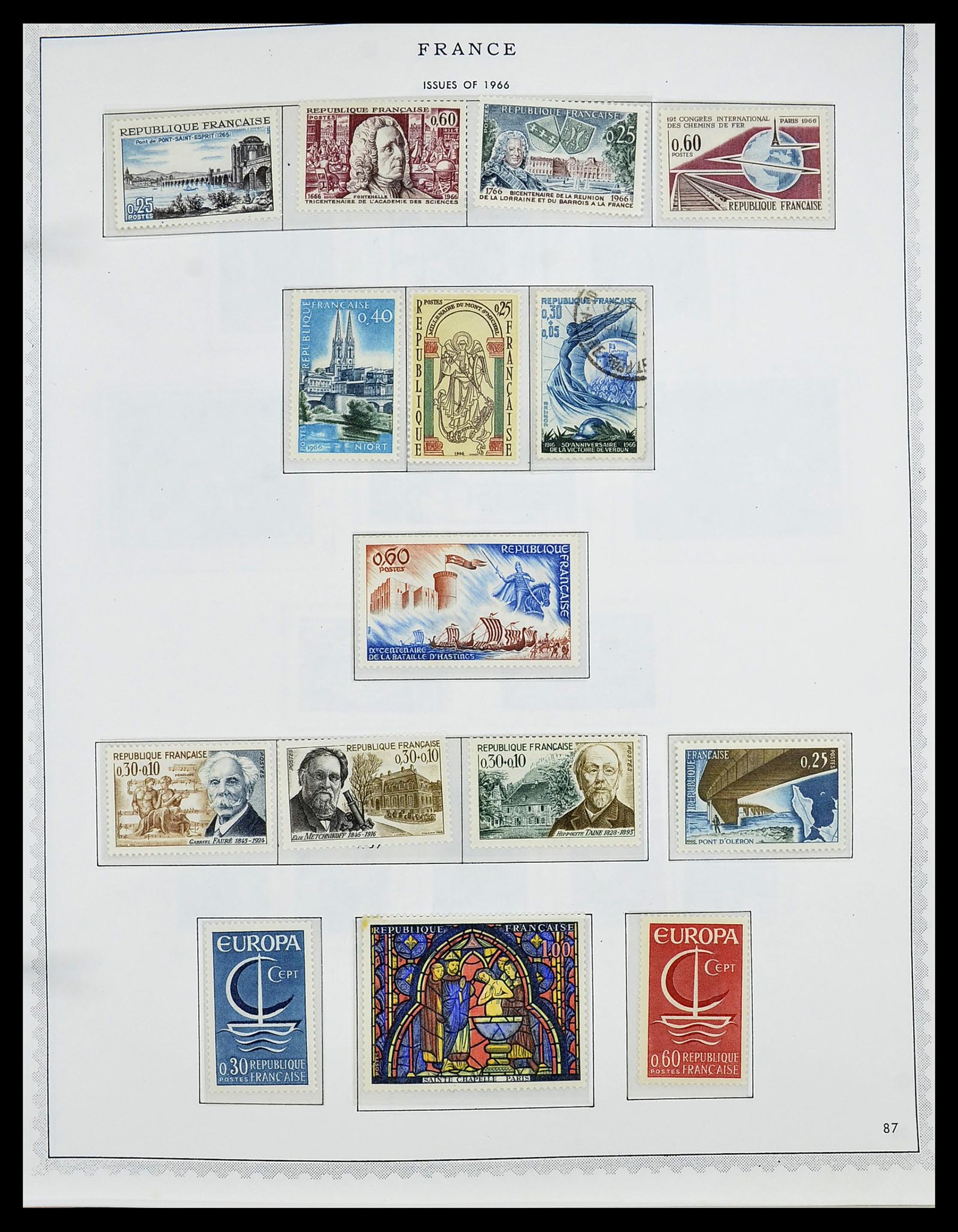 34255 101 - Postzegelverzameling 34255 Frankrijk 1849-2008.