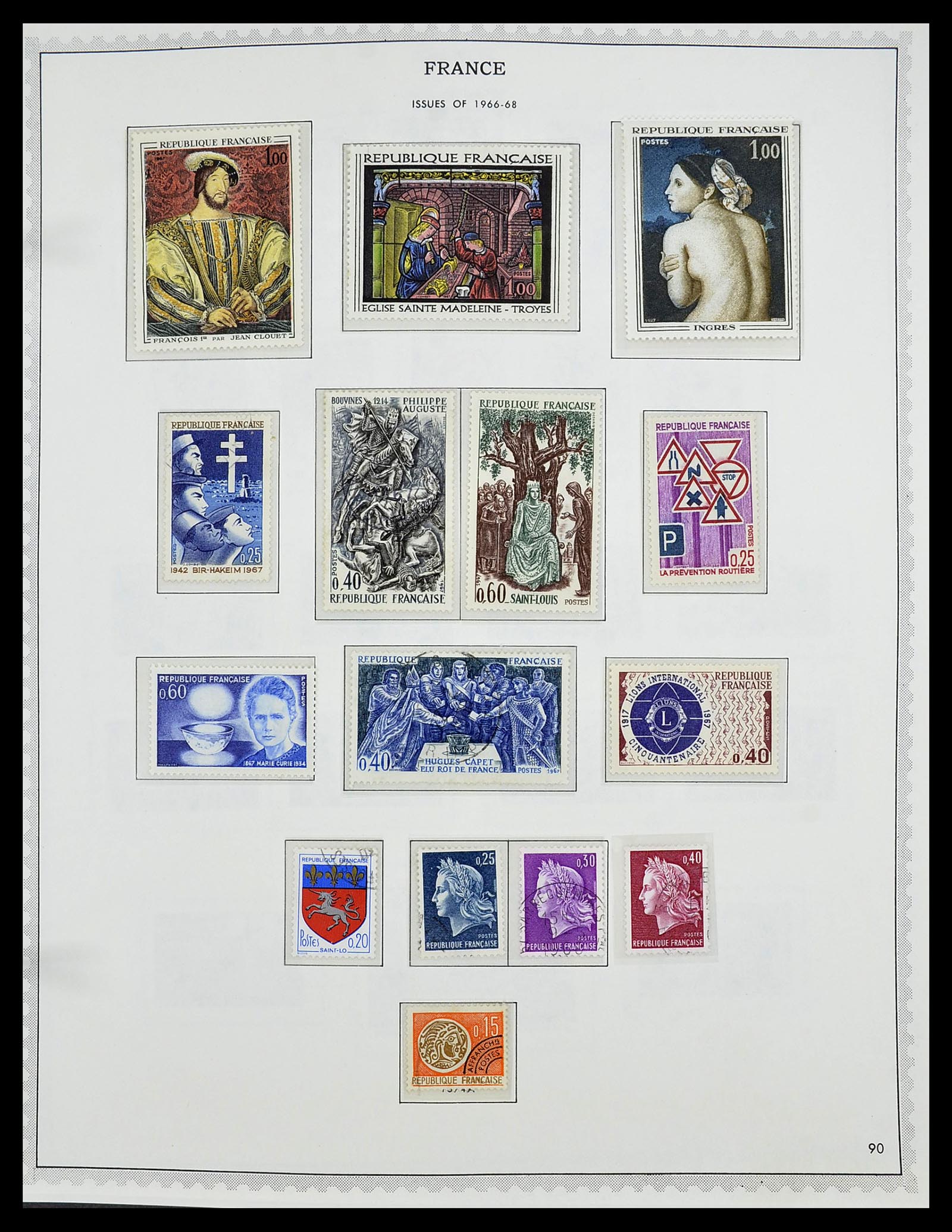 34255 104 - Postzegelverzameling 34255 Frankrijk 1849-2008.