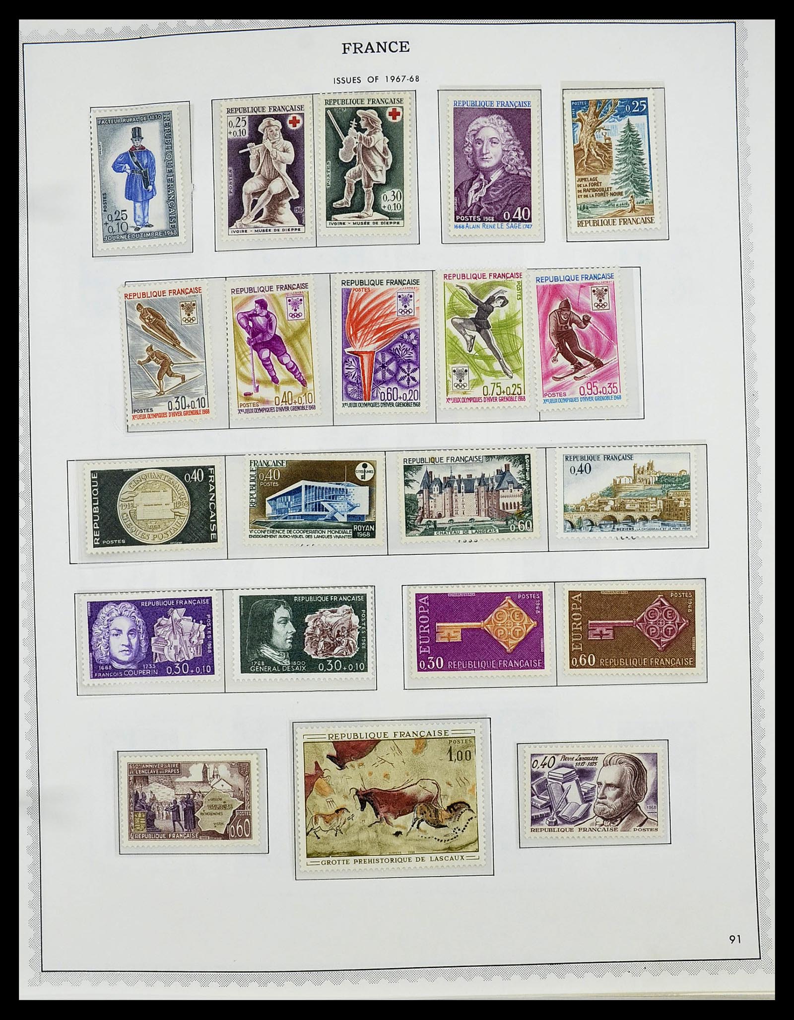 34255 105 - Postzegelverzameling 34255 Frankrijk 1849-2008.