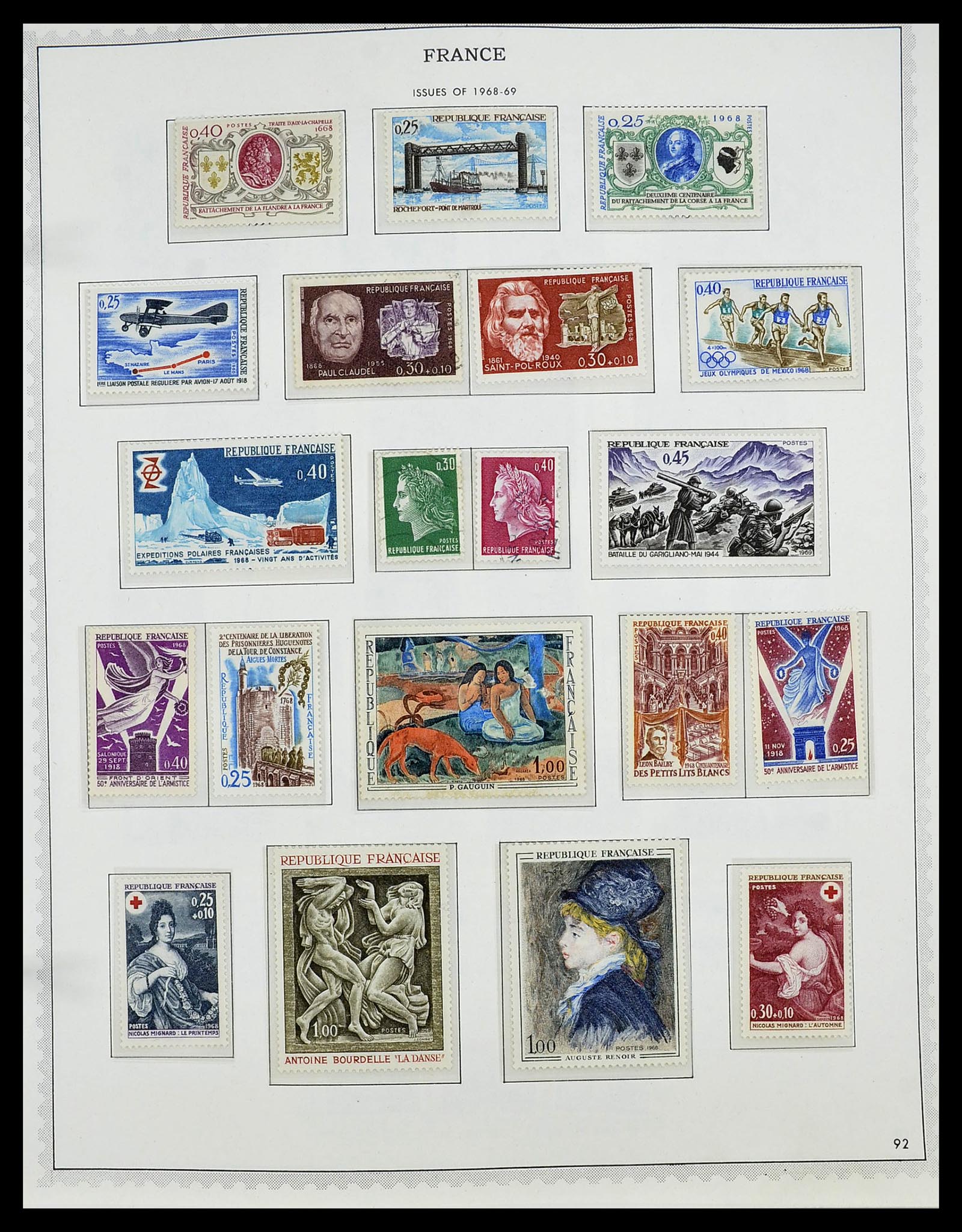 34255 106 - Postzegelverzameling 34255 Frankrijk 1849-2008.