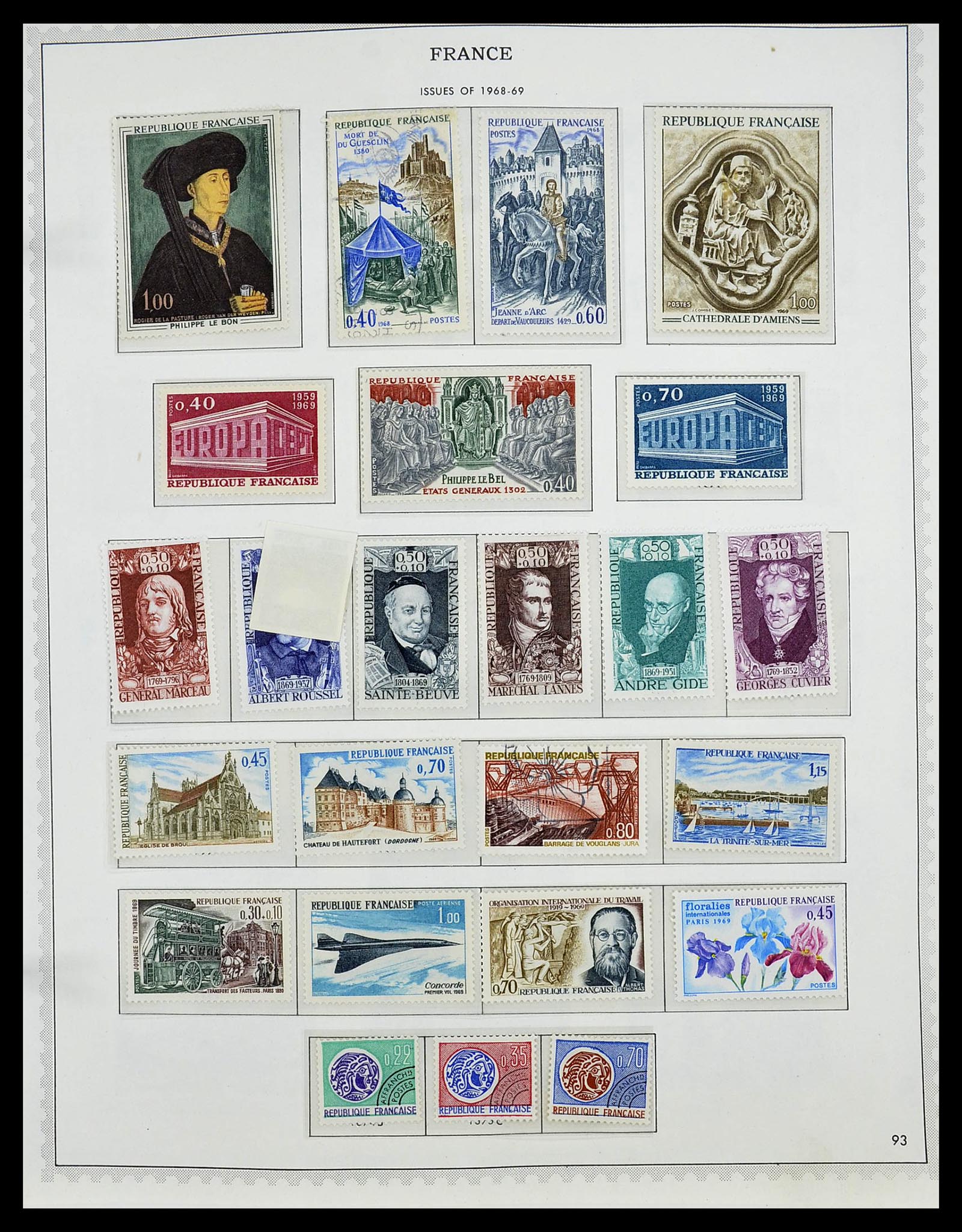 34255 107 - Postzegelverzameling 34255 Frankrijk 1849-2008.