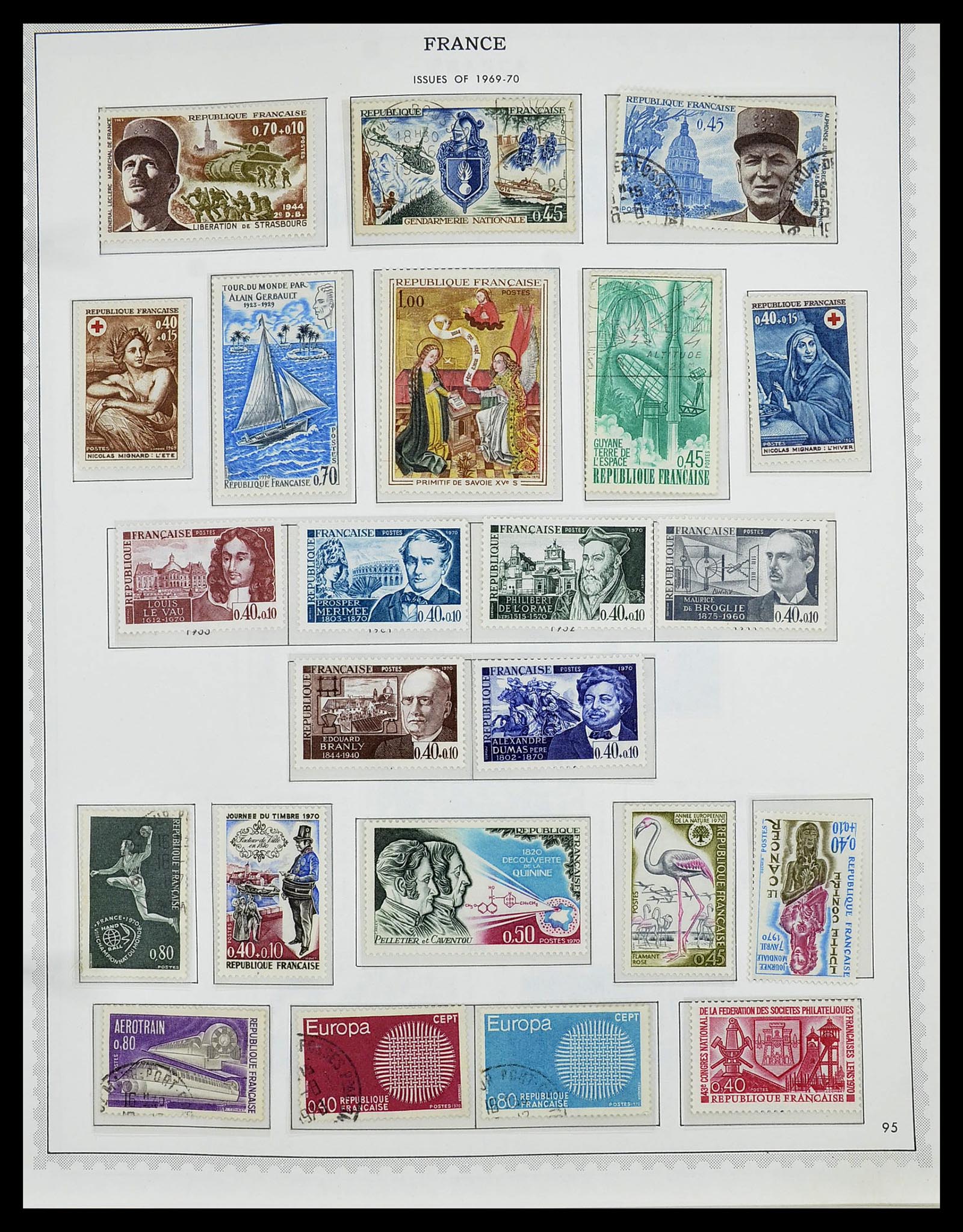 34255 109 - Postzegelverzameling 34255 Frankrijk 1849-2008.