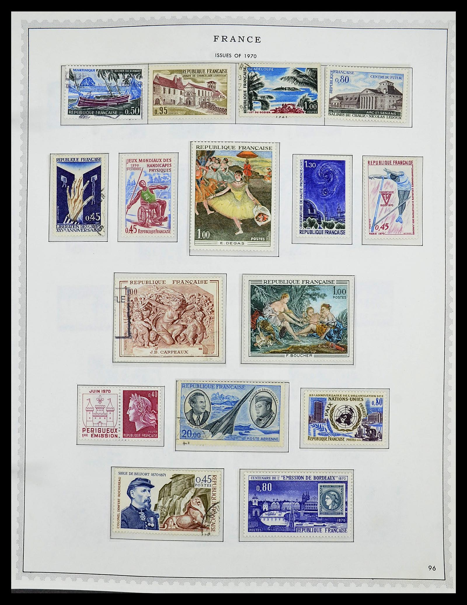 34255 110 - Postzegelverzameling 34255 Frankrijk 1849-2008.