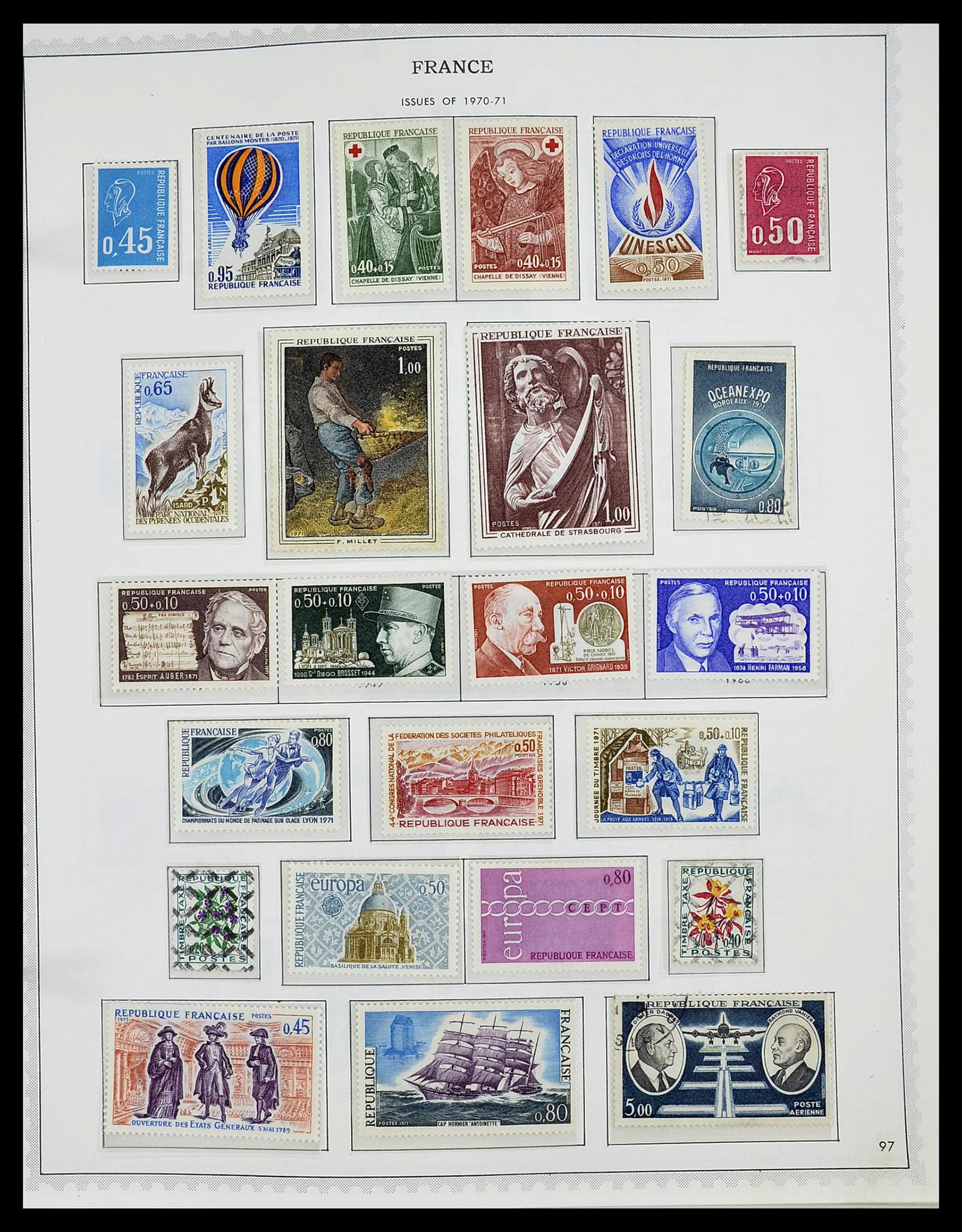 34255 111 - Postzegelverzameling 34255 Frankrijk 1849-2008.