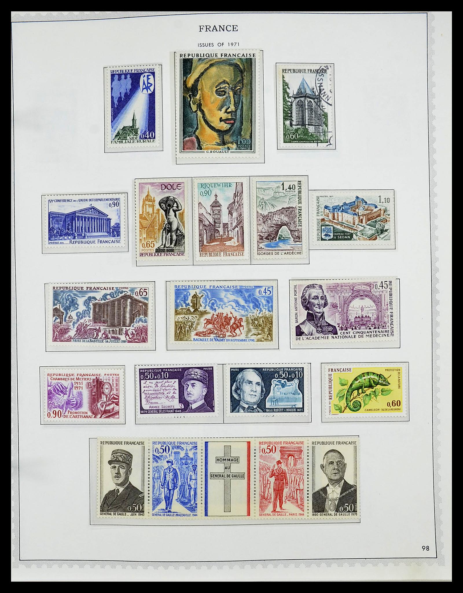 34255 112 - Postzegelverzameling 34255 Frankrijk 1849-2008.