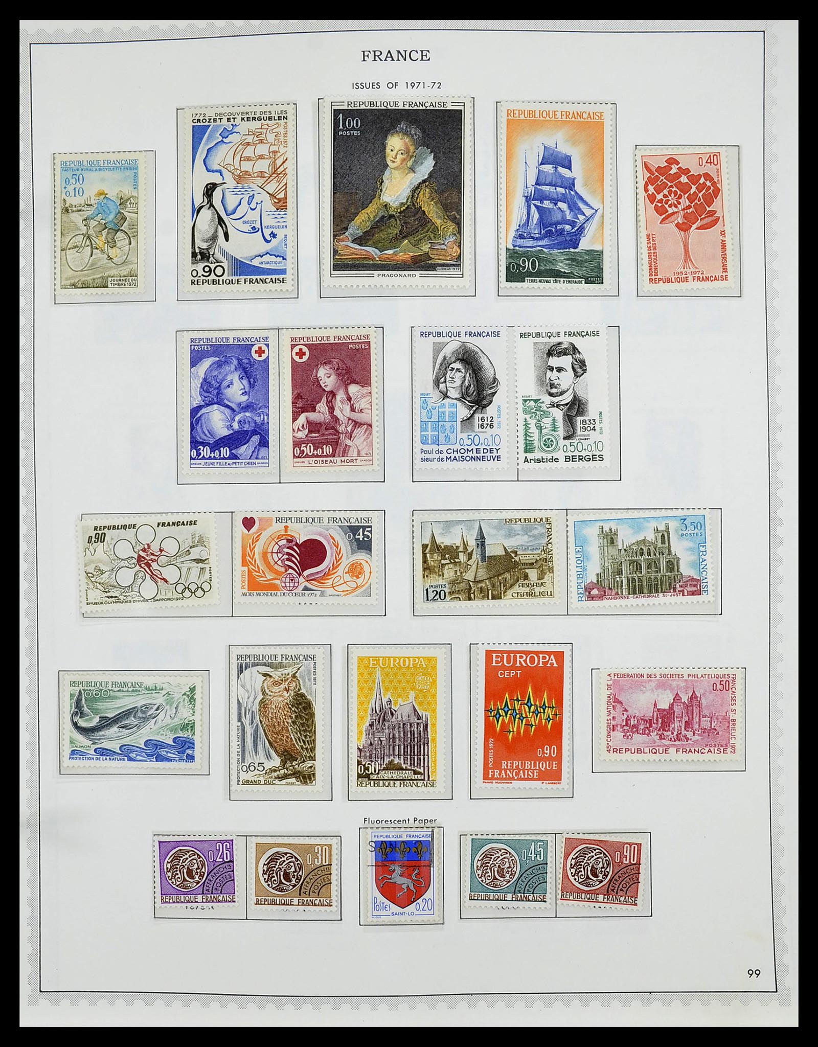 34255 113 - Postzegelverzameling 34255 Frankrijk 1849-2008.