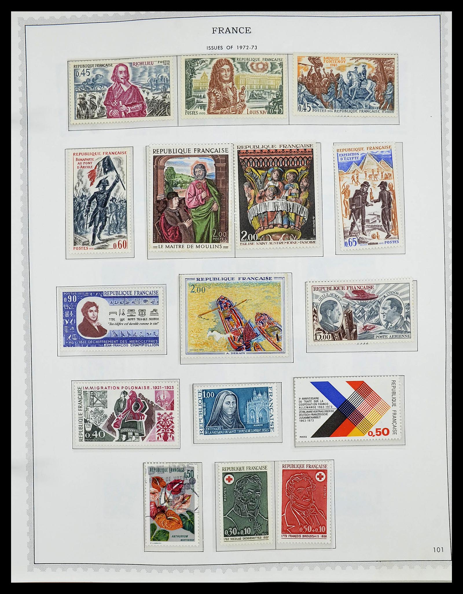 34255 115 - Postzegelverzameling 34255 Frankrijk 1849-2008.