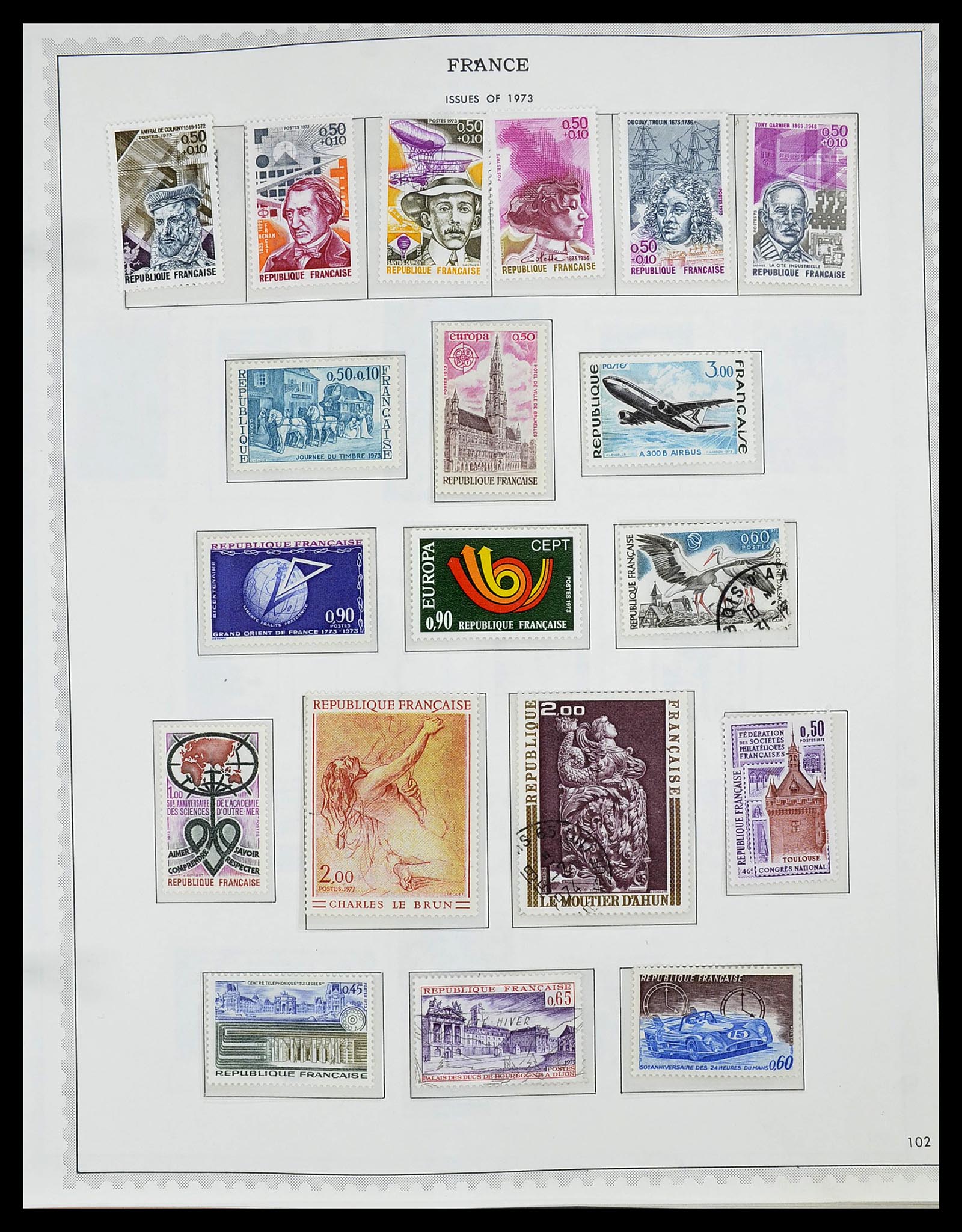 34255 116 - Postzegelverzameling 34255 Frankrijk 1849-2008.