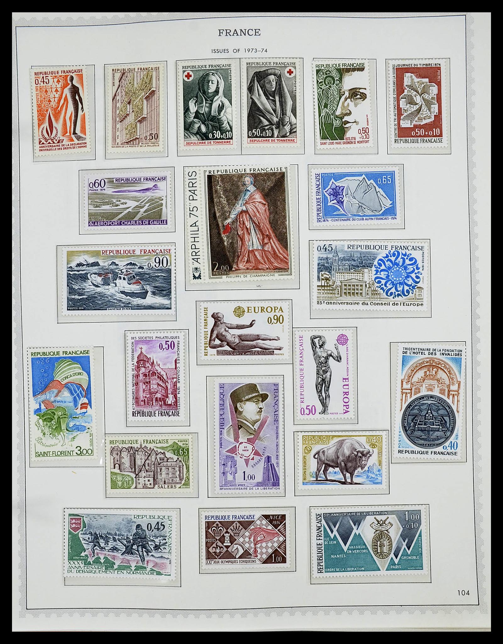 34255 118 - Postzegelverzameling 34255 Frankrijk 1849-2008.