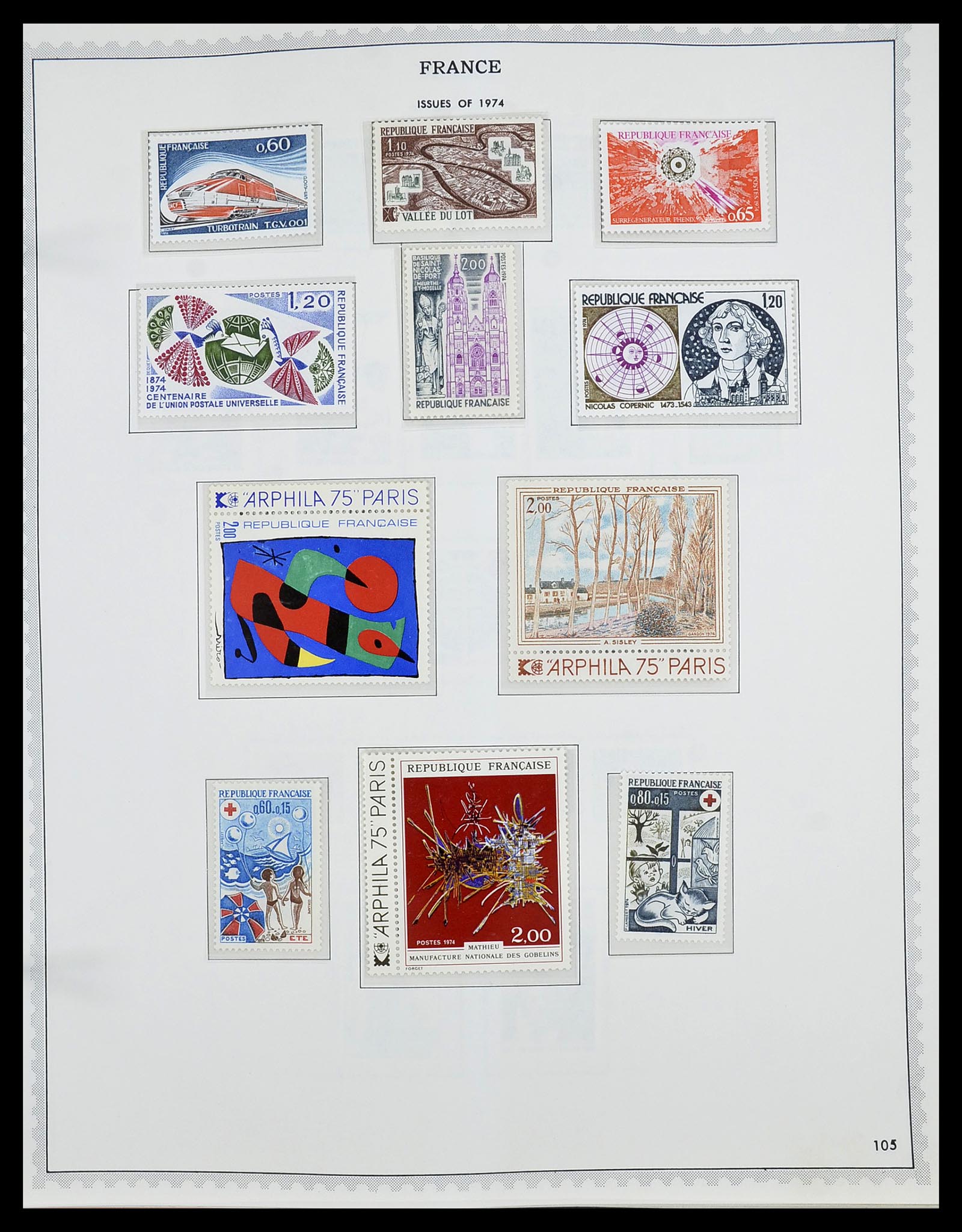 34255 119 - Postzegelverzameling 34255 Frankrijk 1849-2008.
