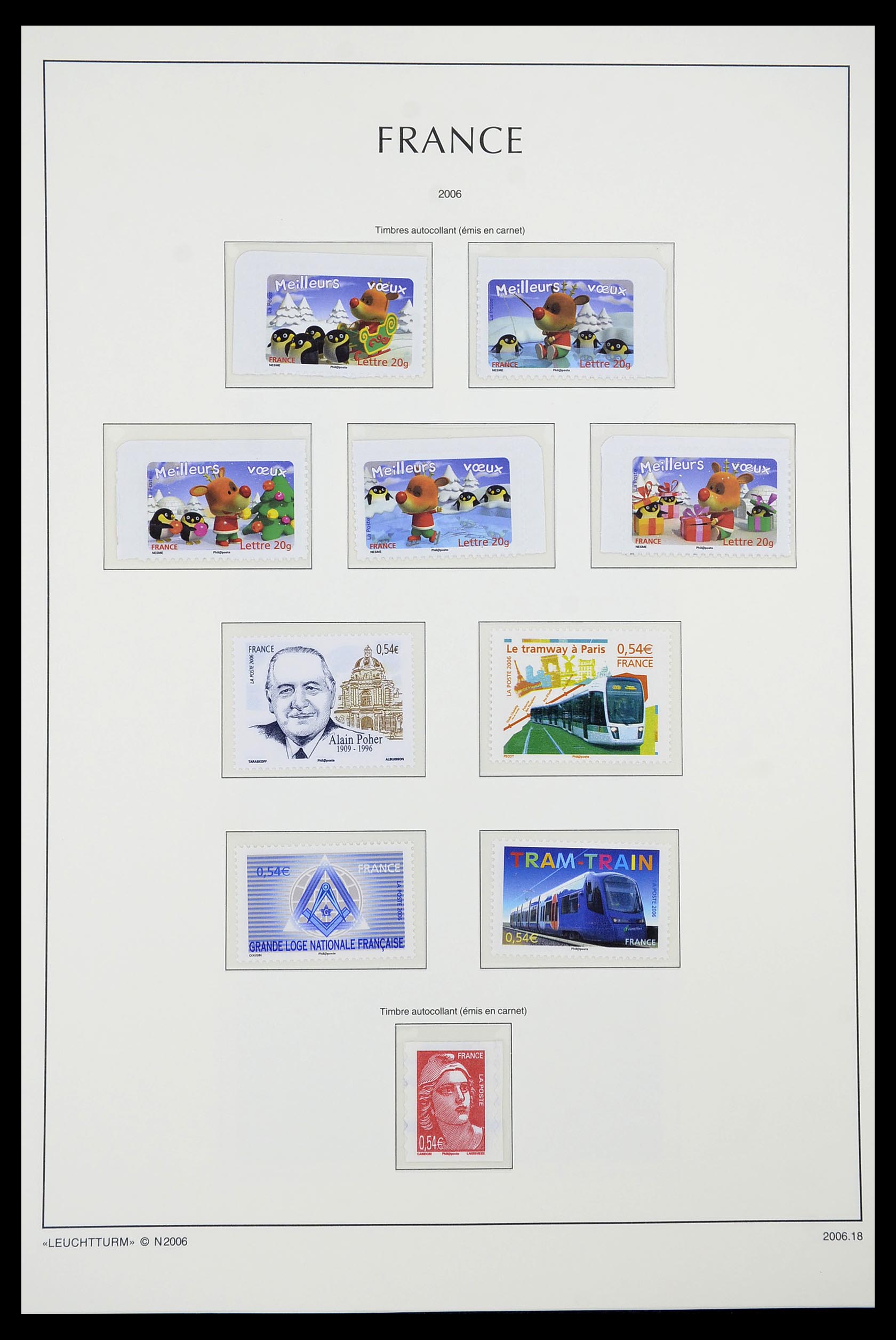 34255 486 - Postzegelverzameling 34255 Frankrijk 1849-2008.