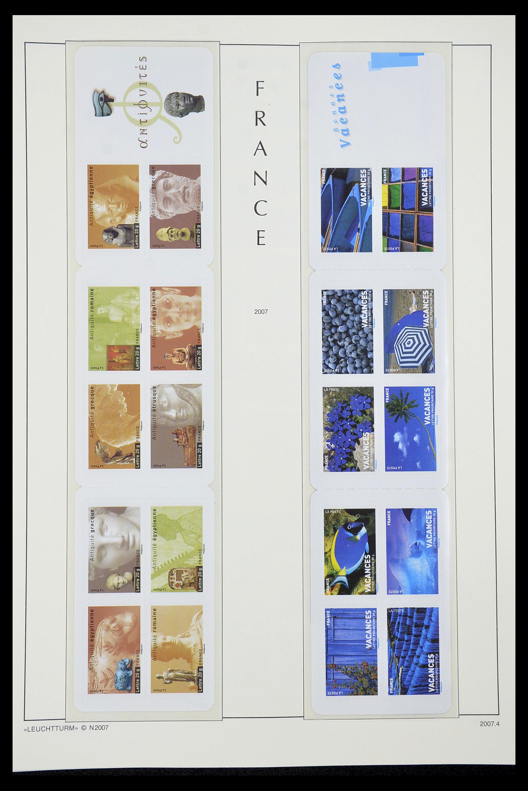 34255 504 - Postzegelverzameling 34255 Frankrijk 1849-2008.